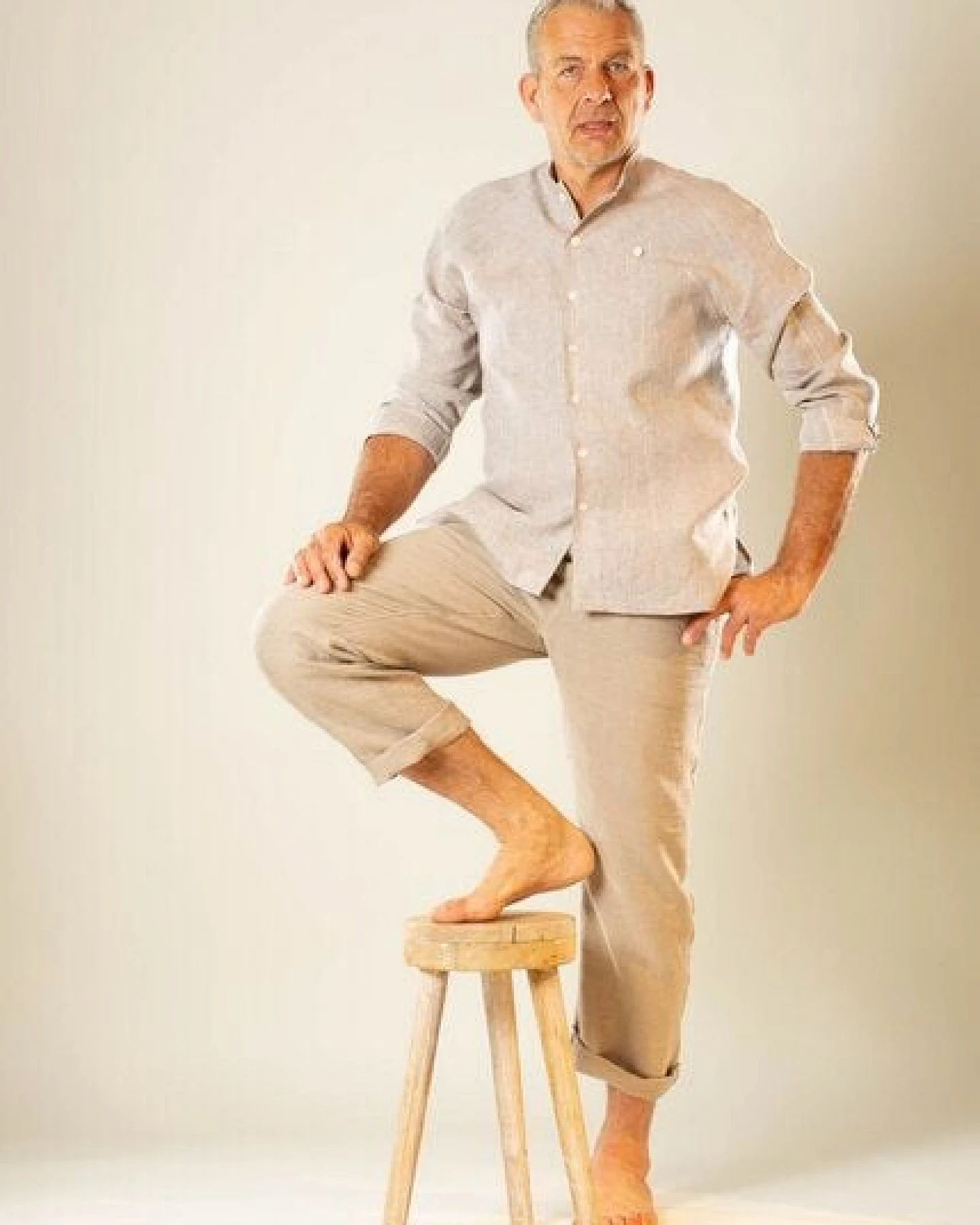 nahtur-design Leinenhemd Raglan "slim fit" – Ansicht 2