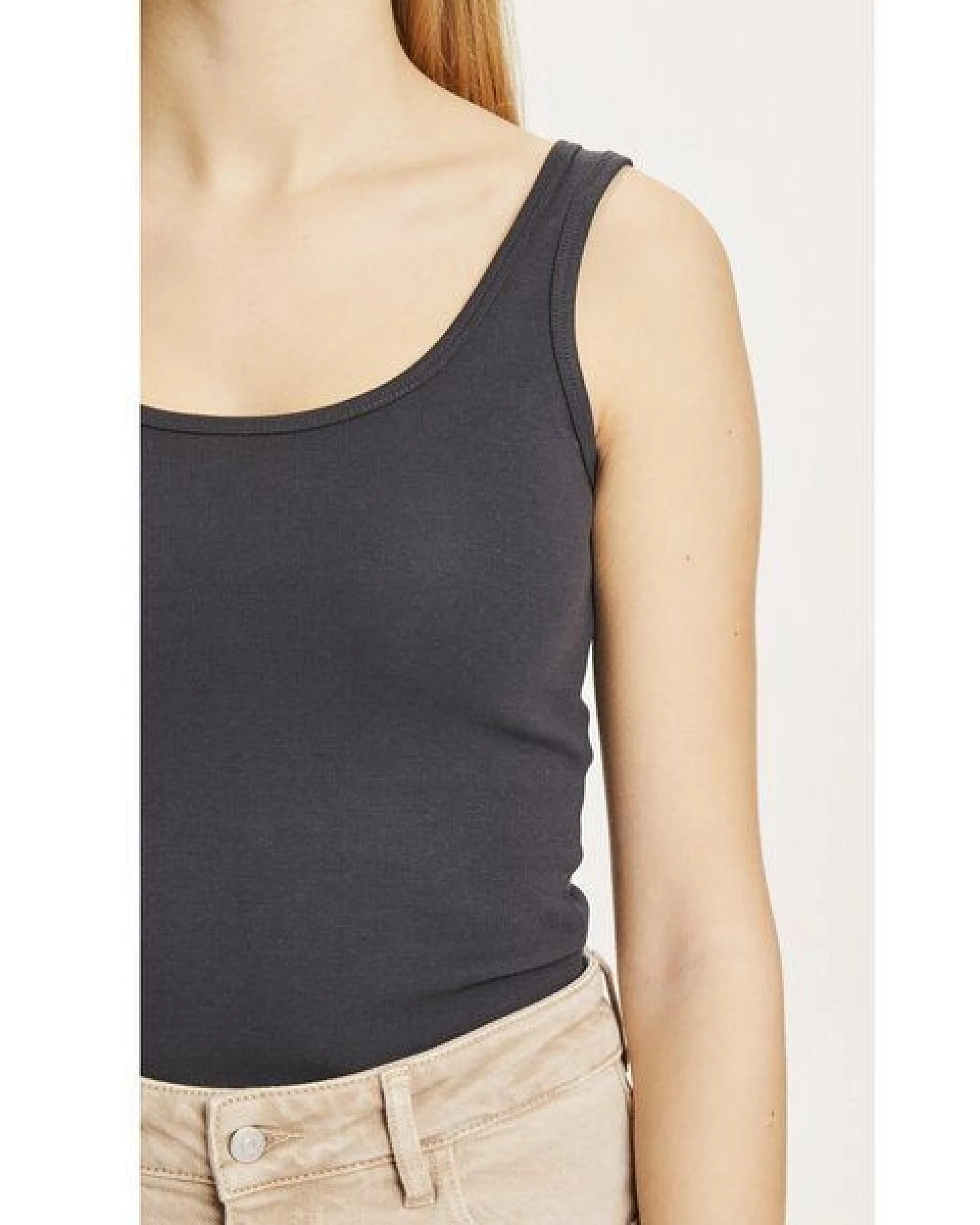 KnowledgeCotton Apparel Basic Top ROSE aus Bio-Baumwolle – Ansicht 4