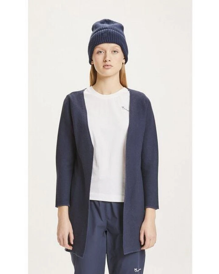 KnowledgeCotton Apparel Basic Cardigan LOTUS aus Bio-Baumwolle