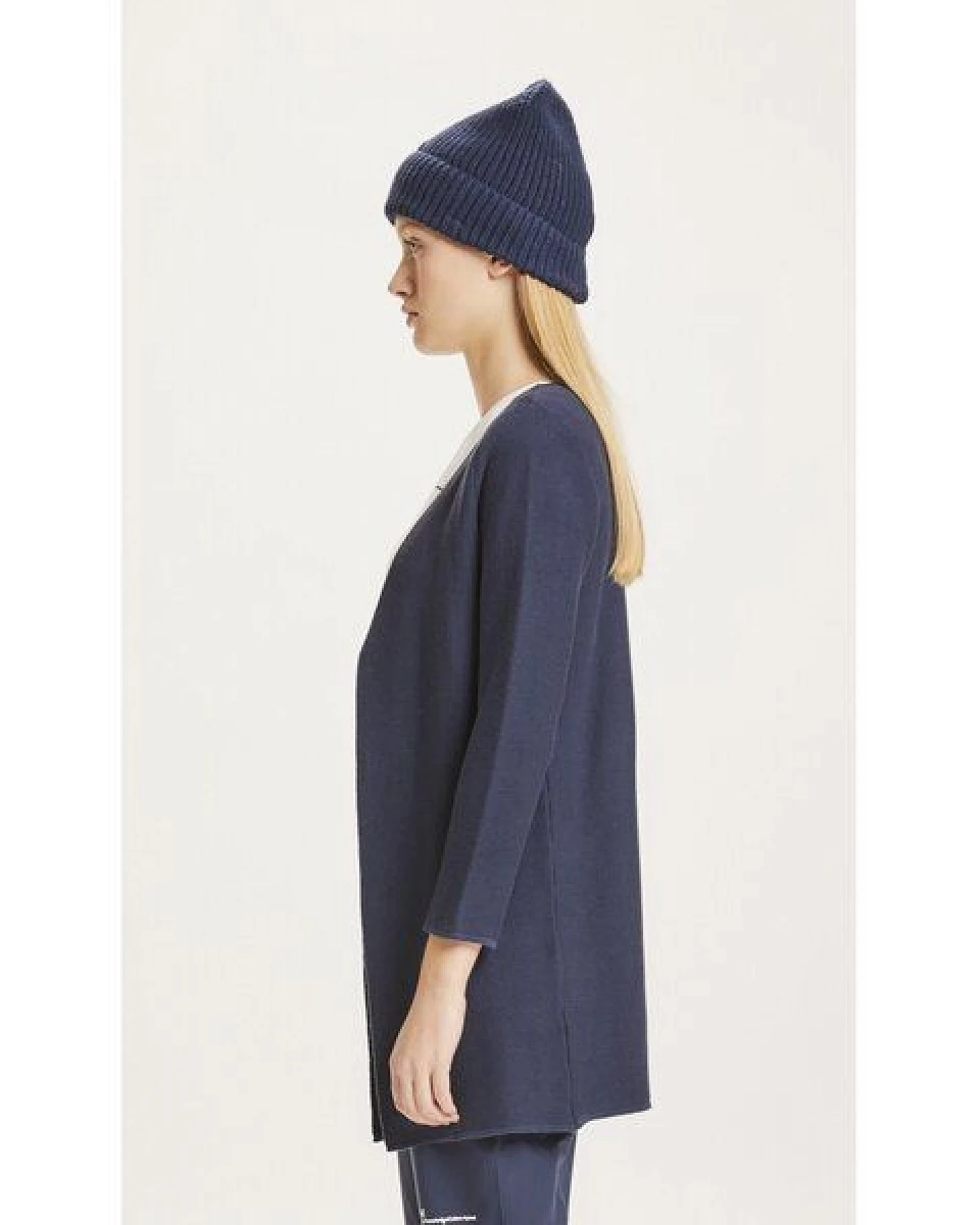 KnowledgeCotton Apparel Basic Cardigan LOTUS aus Bio-Baumwolle – Ansicht 2