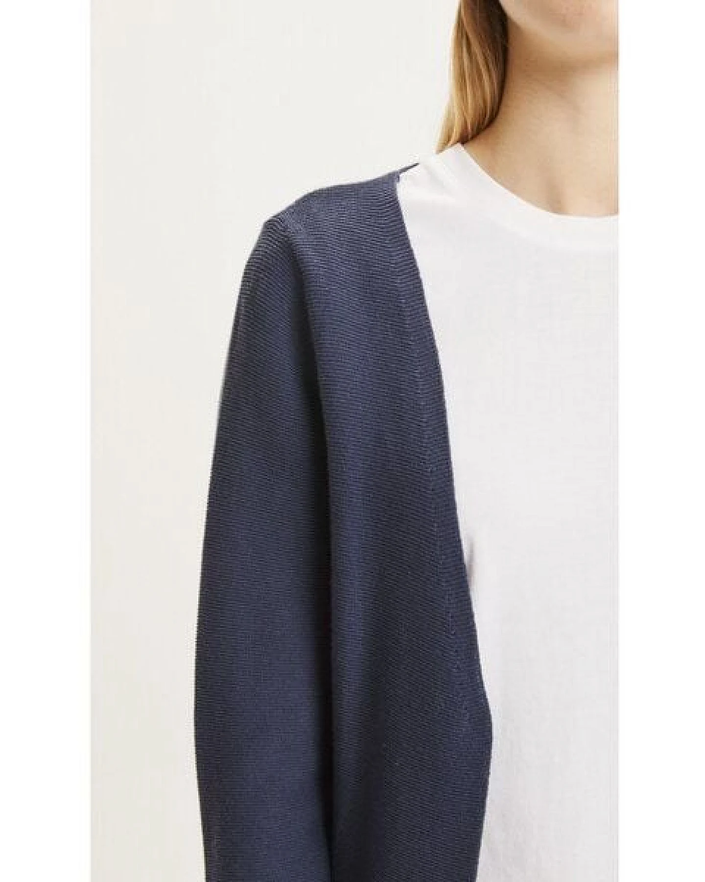 KnowledgeCotton Apparel Basic Cardigan LOTUS aus Bio-Baumwolle – Ansicht 4