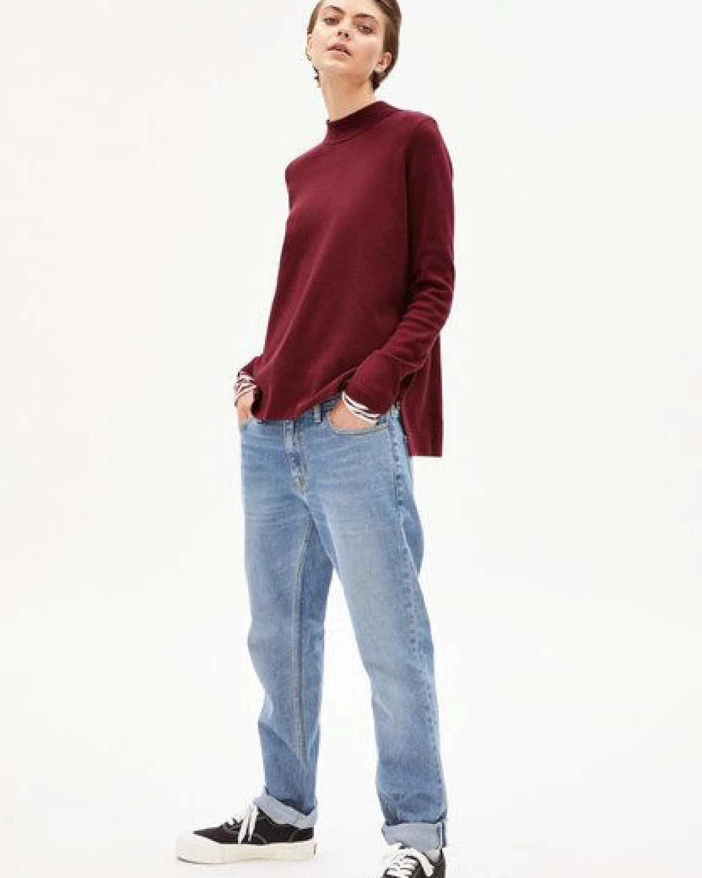 ARMEDANGELS SELDAA - Damen Pullover aus Bio-Baumwolle – Ansicht 4