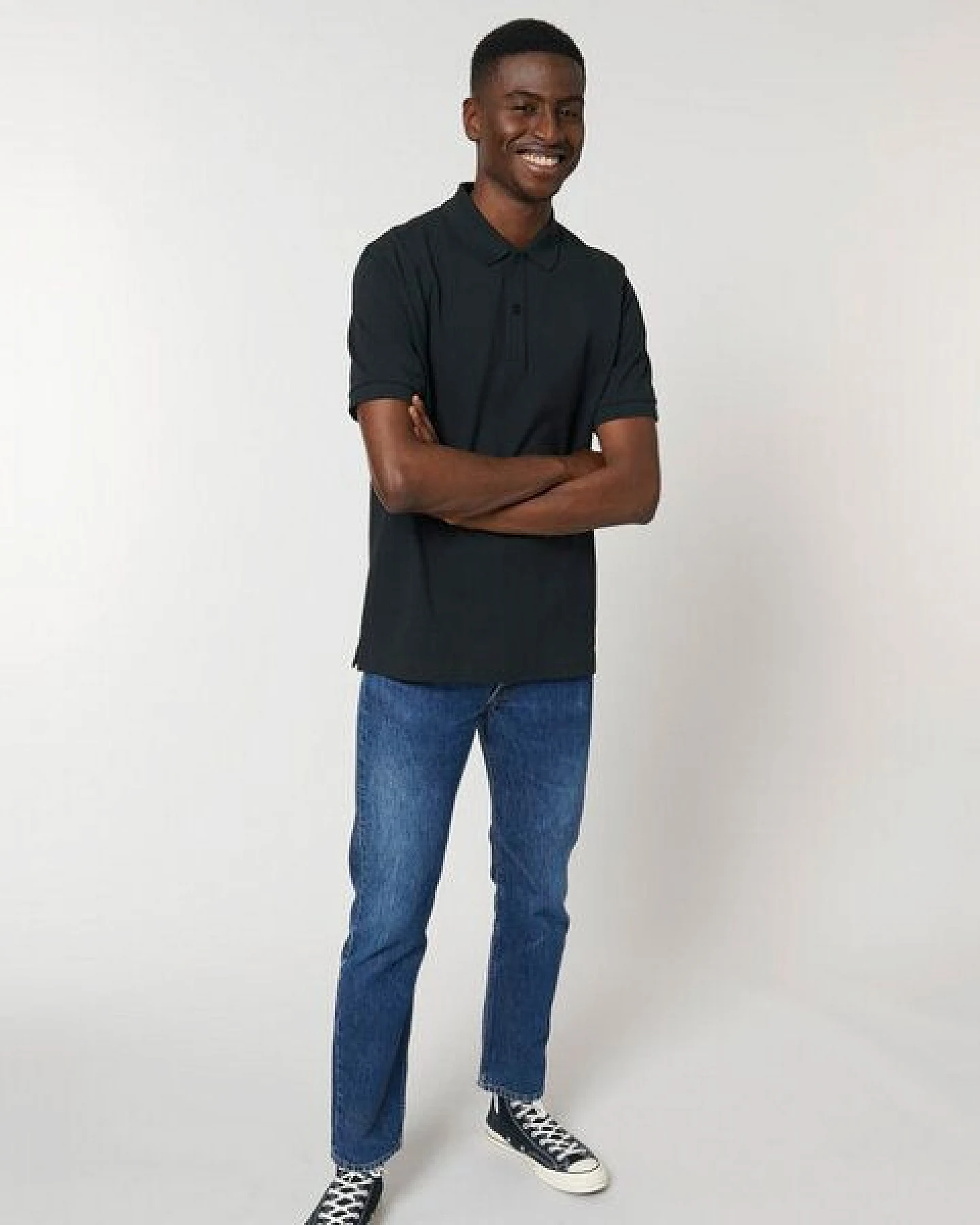 GARY MASH Klassisches Poloshirt Kurzarm aus Bio-Baumwolle – Ansicht 3