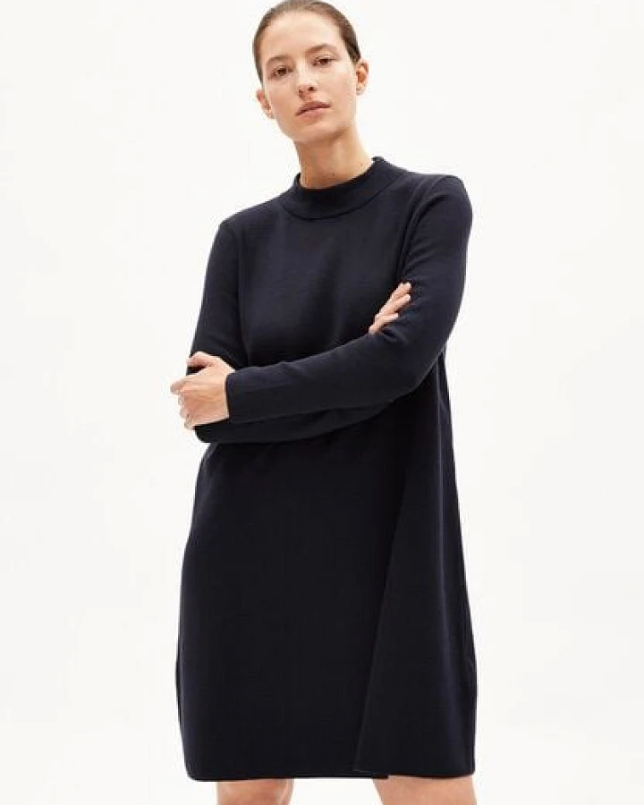 ARMEDANGELS FRIADAA - Damen Strickkleid Relaxed Fit aus Bio-Baumwolle