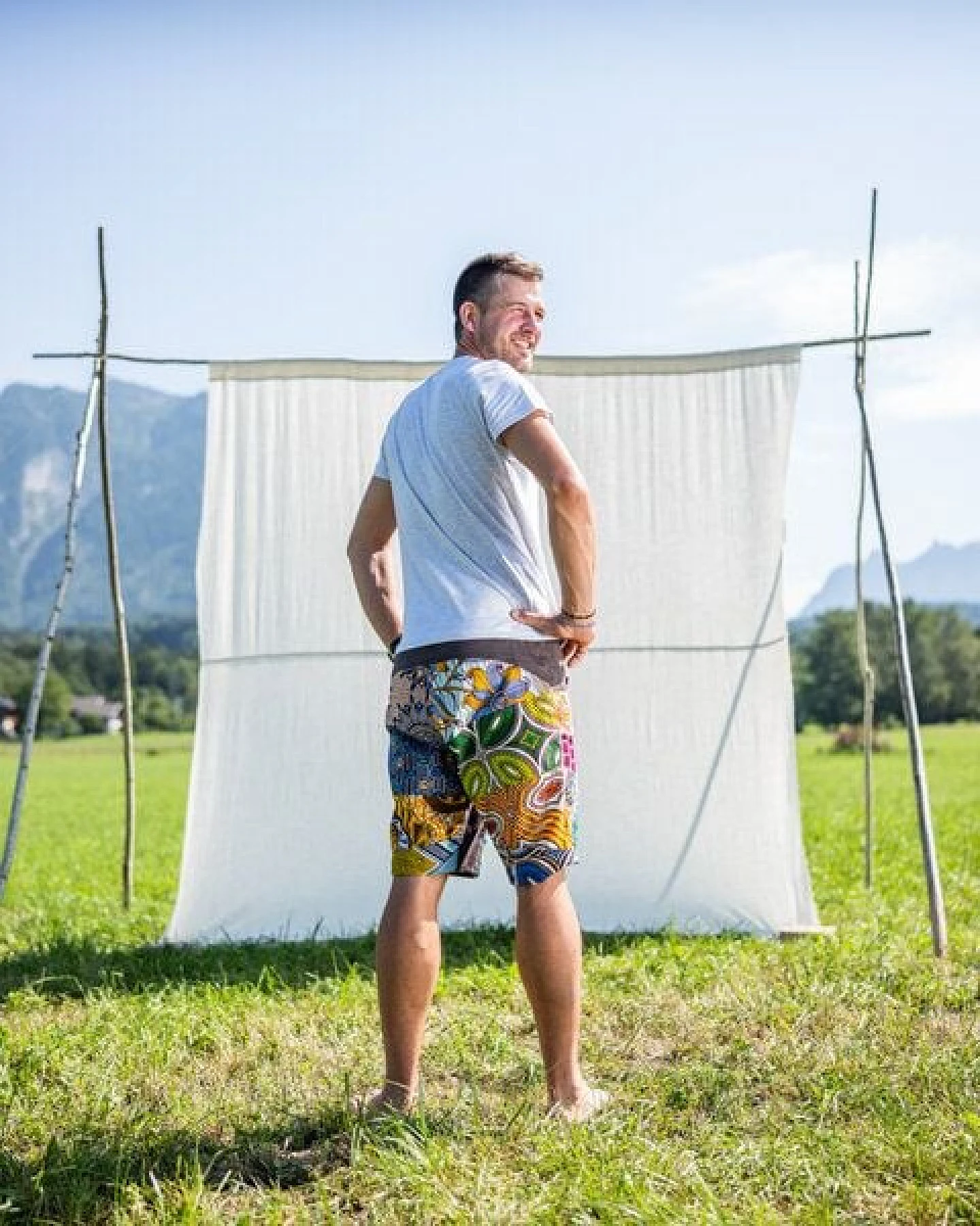 JUAdesign Sommer Short - SLIM-SHORT Herren, leuchtend, lässig, luftig – Ansicht 2