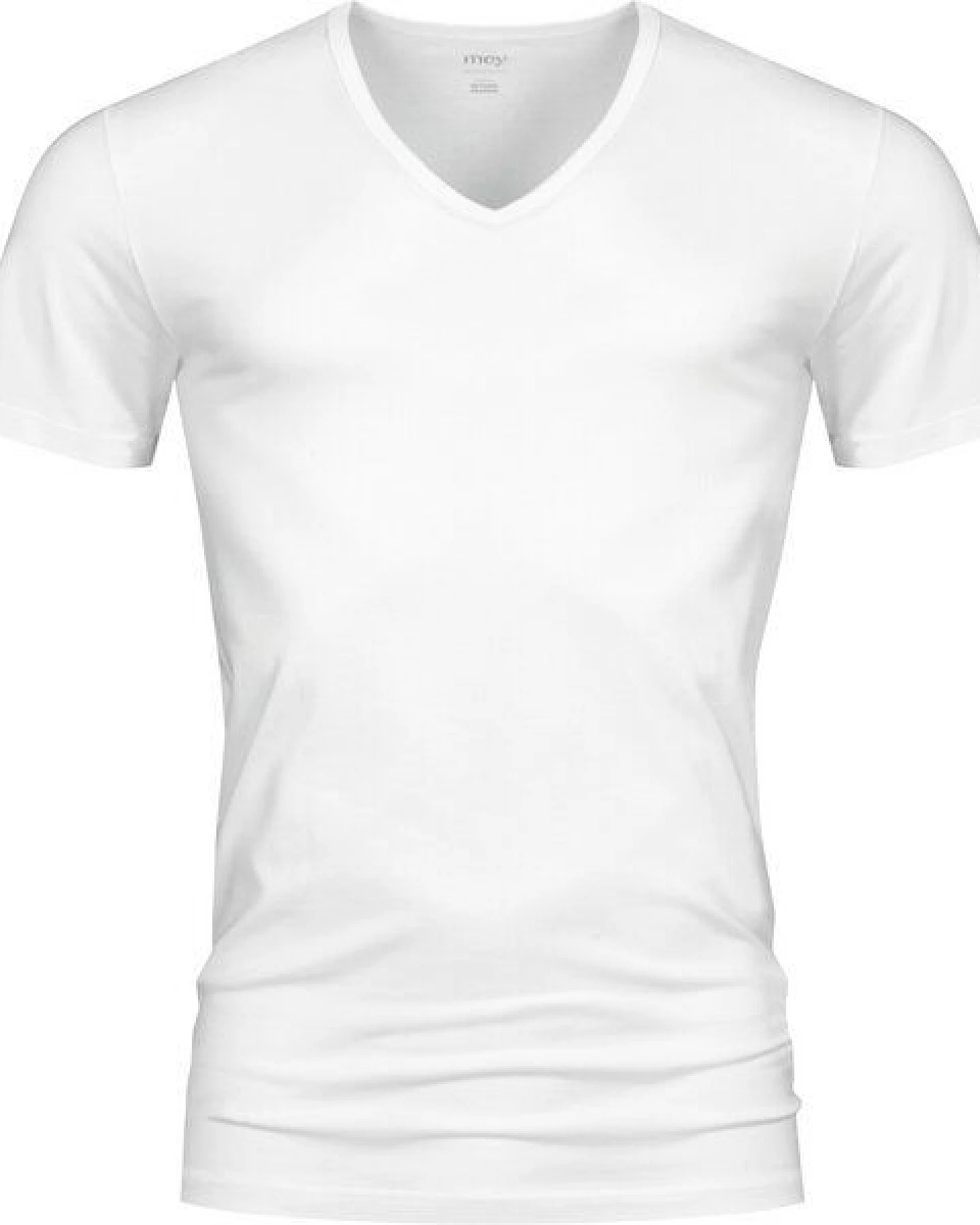 Mey Re:Think Herren Organic Shirt mit V-Ausschnitt aus GOTS Baumwolle – Ansicht 3
