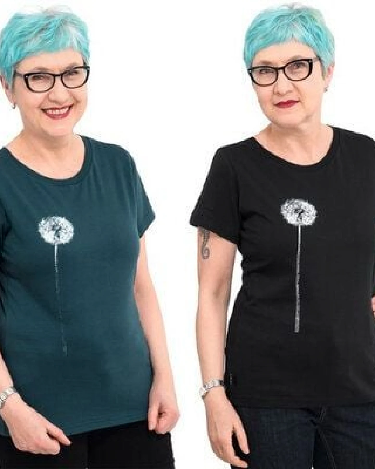 Hirschkind Fair-Trade-Frauenshirt "Pusteblume" - Made in Kenia - – Ansicht 2