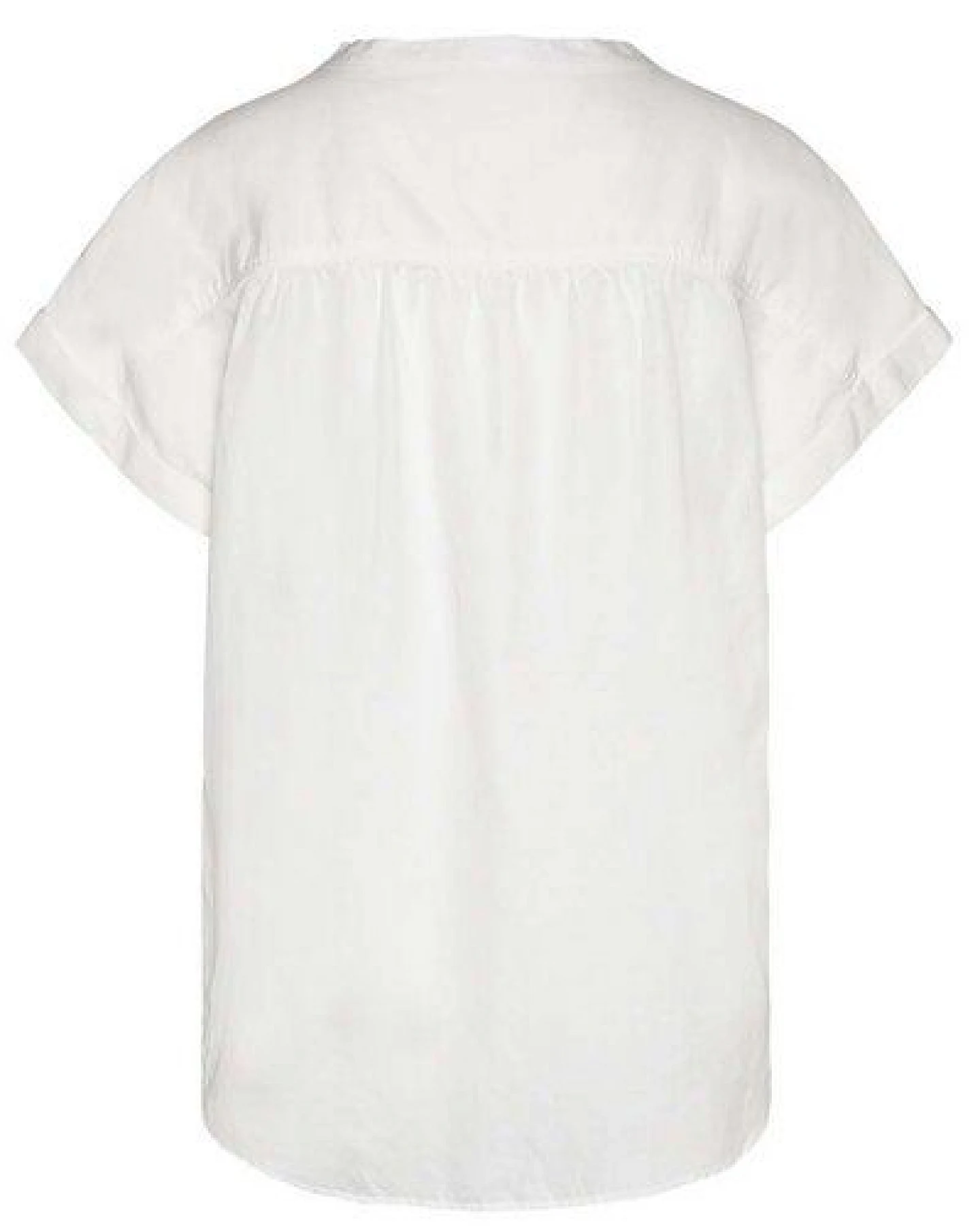 Wunderwerk Damen Bluse kurzärmelig aus Leinen und TENCEL "Henley Blouse 1/2" – Ansicht 3