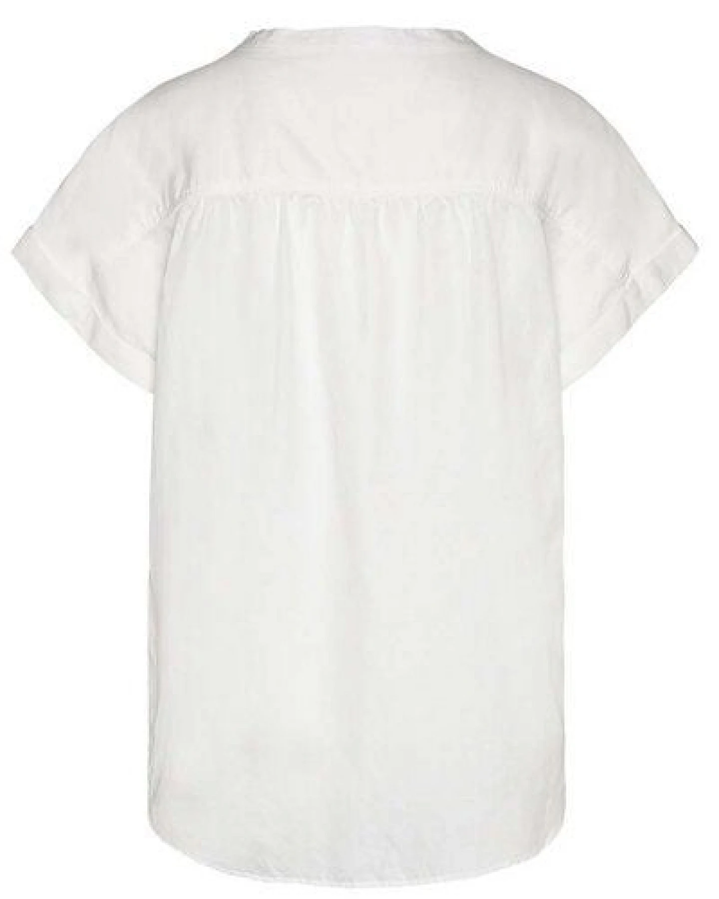 Wunderwerk Damen Bluse kurzärmelig aus Leinen und TENCEL "Henley Blouse 1/2" – Ansicht 3