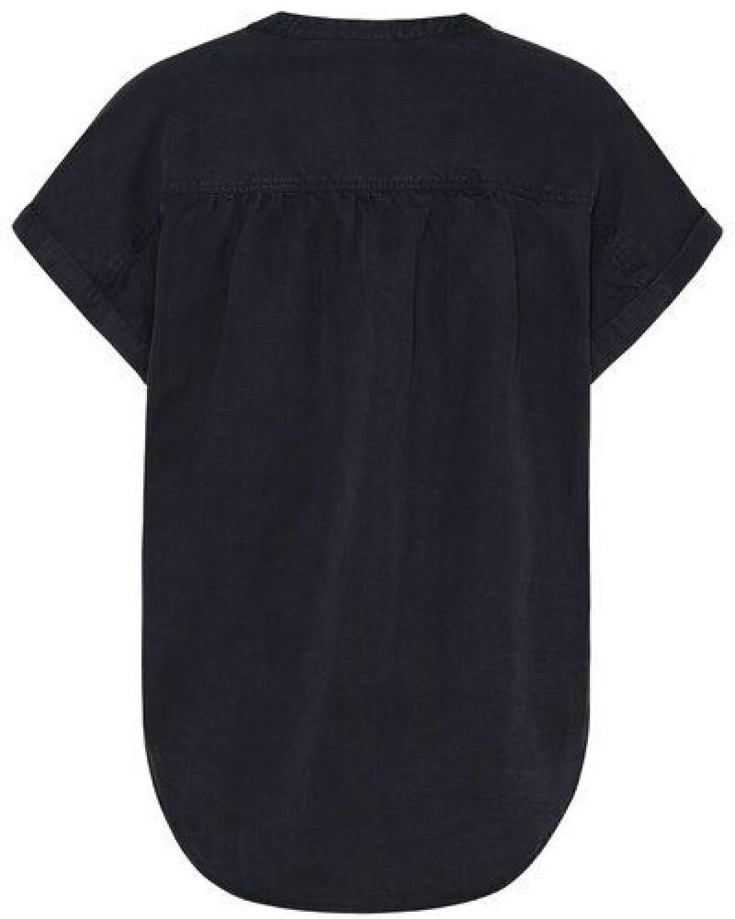 Wunderwerk Damen Bluse kurzärmelig aus Leinen und TENCEL "Henley Blouse 1/2" – Ansicht 2