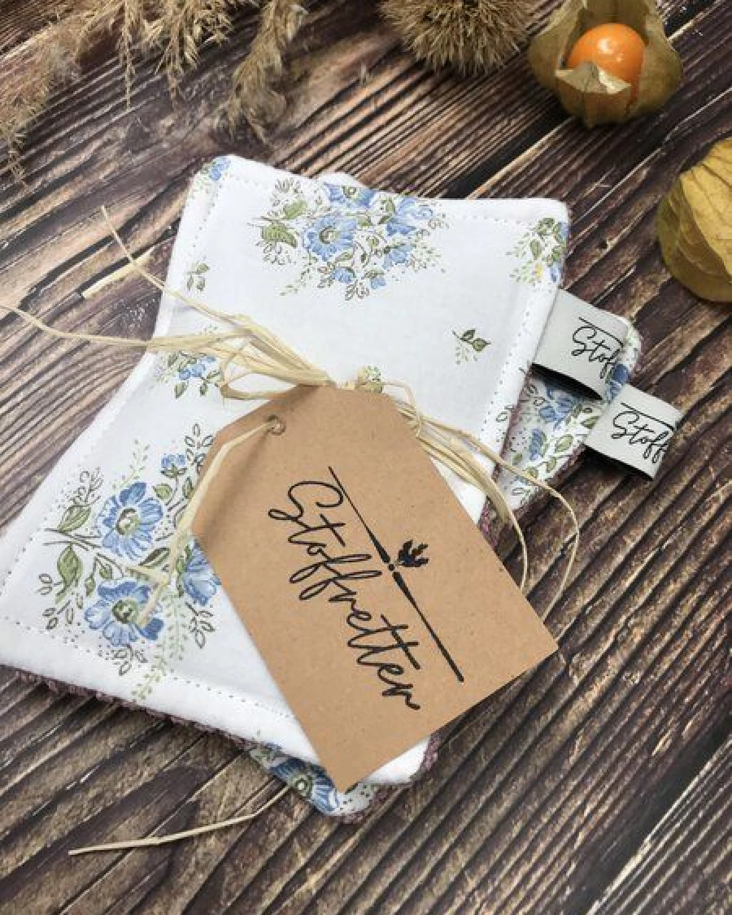 Stoffretter waschbare Upcycling Spülschwämme- 2er Set, Jute, Baumwolle – Ansicht 3