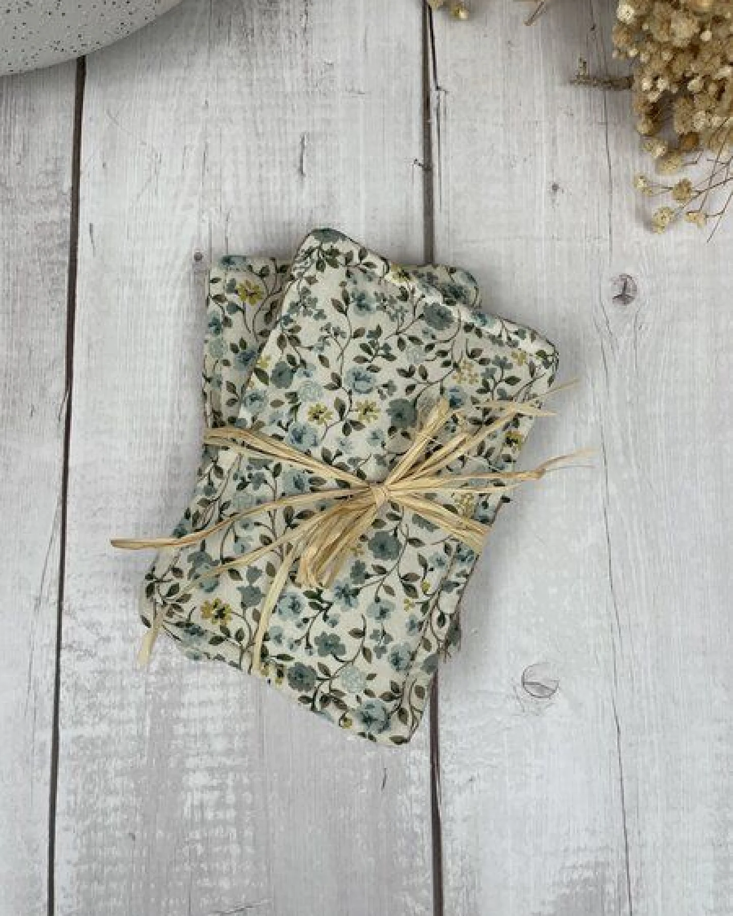 Stoffretter waschbare Upcycling Spülschwämme- 2er Set, Jute, Baumwolle – Ansicht 3