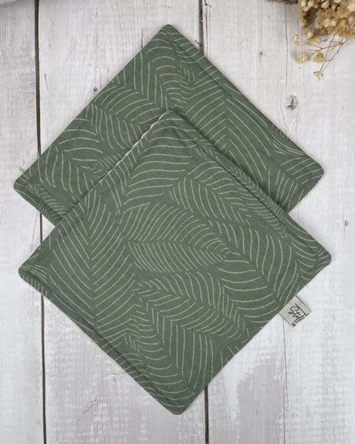 Stoffretter waschbare Upcycling Spültücher - Waffelpiqué 2er Set, – Ansicht 3