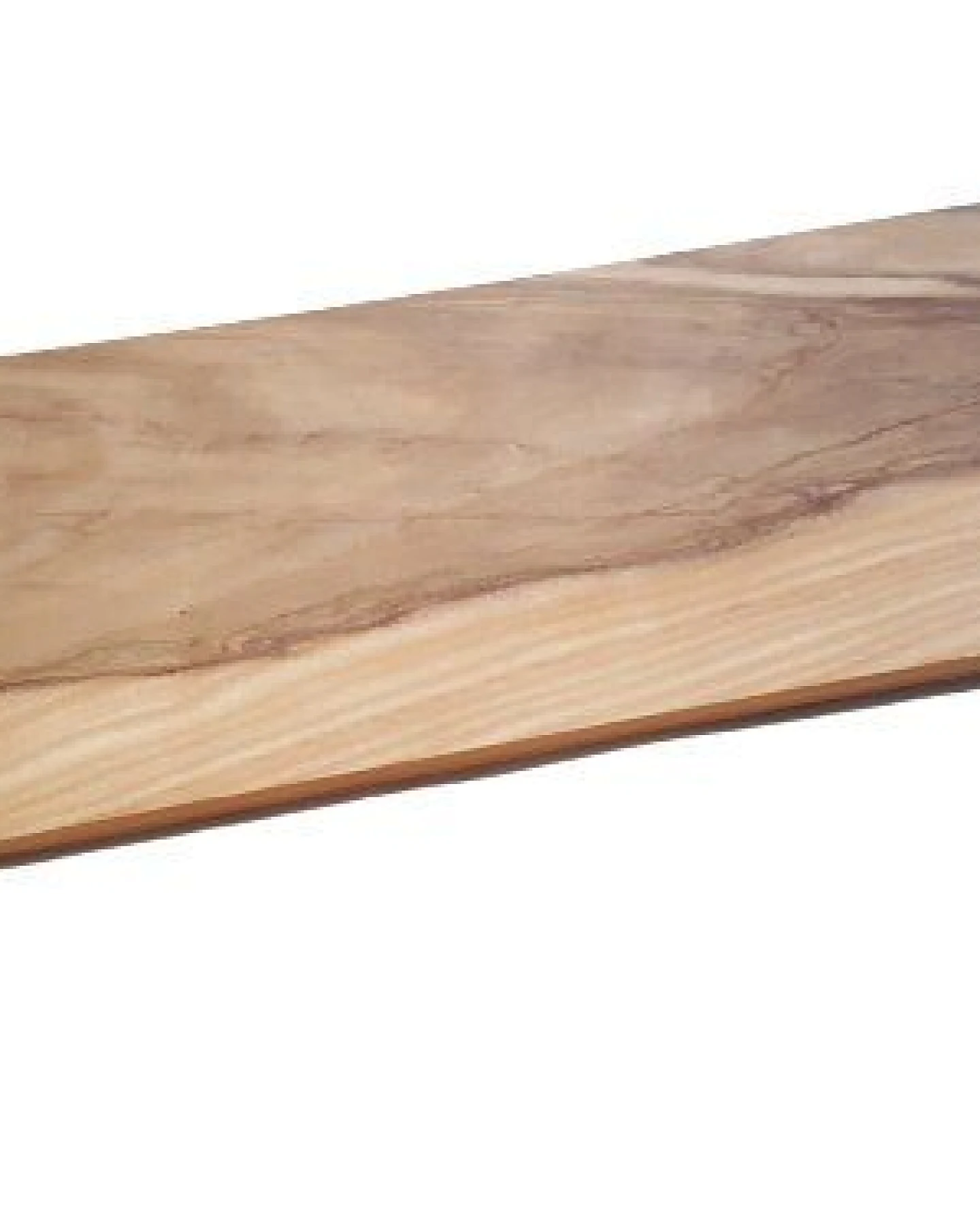 ReineNatur Baguettebrett - Schneidebrett - Mit Griff & Kordel - Esche – Größe: 55 x 15 x 1,5 cm – Ansicht 3