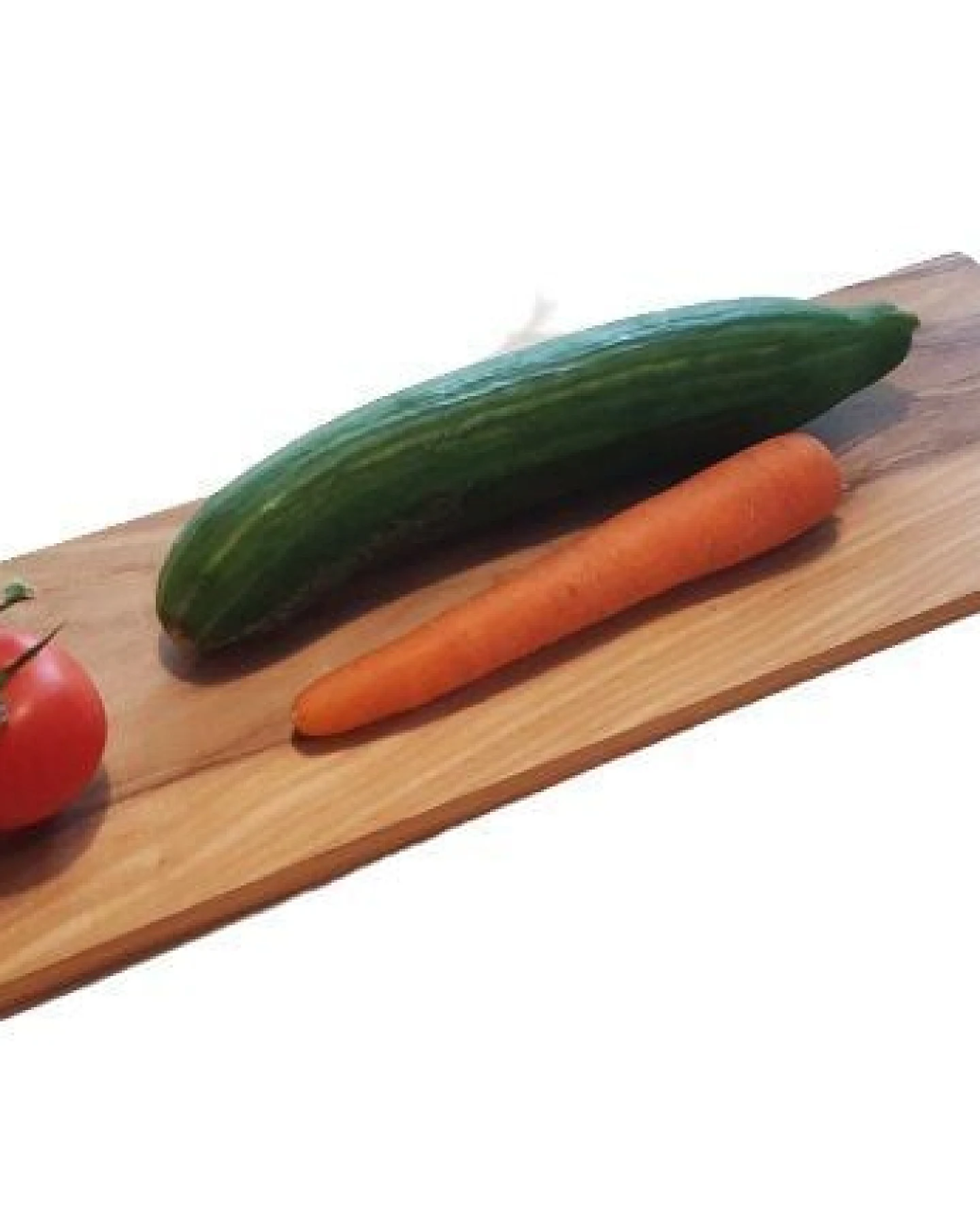 ReineNatur Baguettebrett - Schneidebrett - Mit Griff & Kordel - Esche – Größe: 55 x 15 x 1,5 cm – Ansicht 4