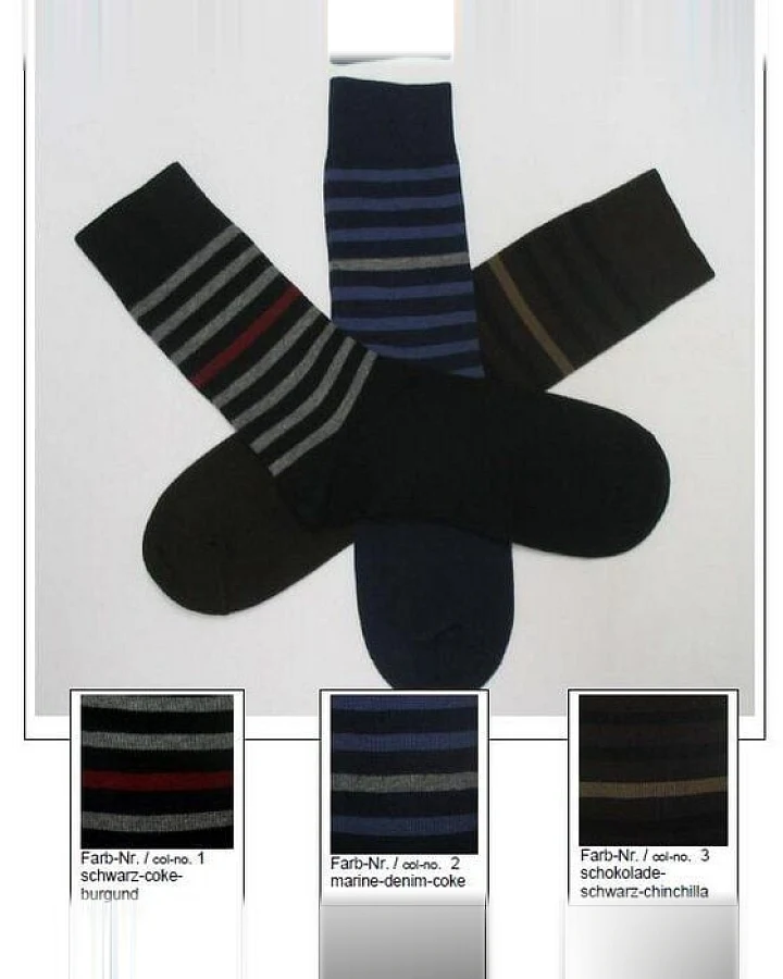 grödo Socken/Strümpfe, halbgeringelt/uni ver.Farben 52184 Biobaumwolle unisex