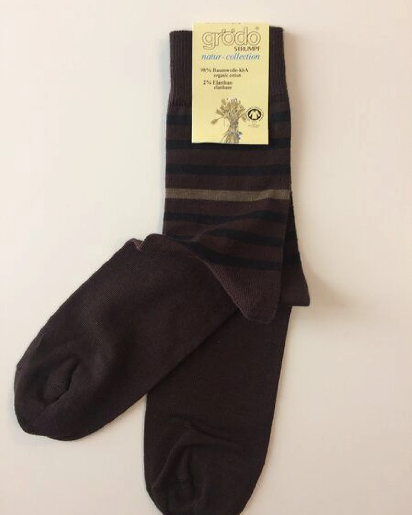 grödo Socken/Strümpfe, halbgeringelt/uni ver.Farben 52184 Biobaumwolle unisex – Ansicht 3