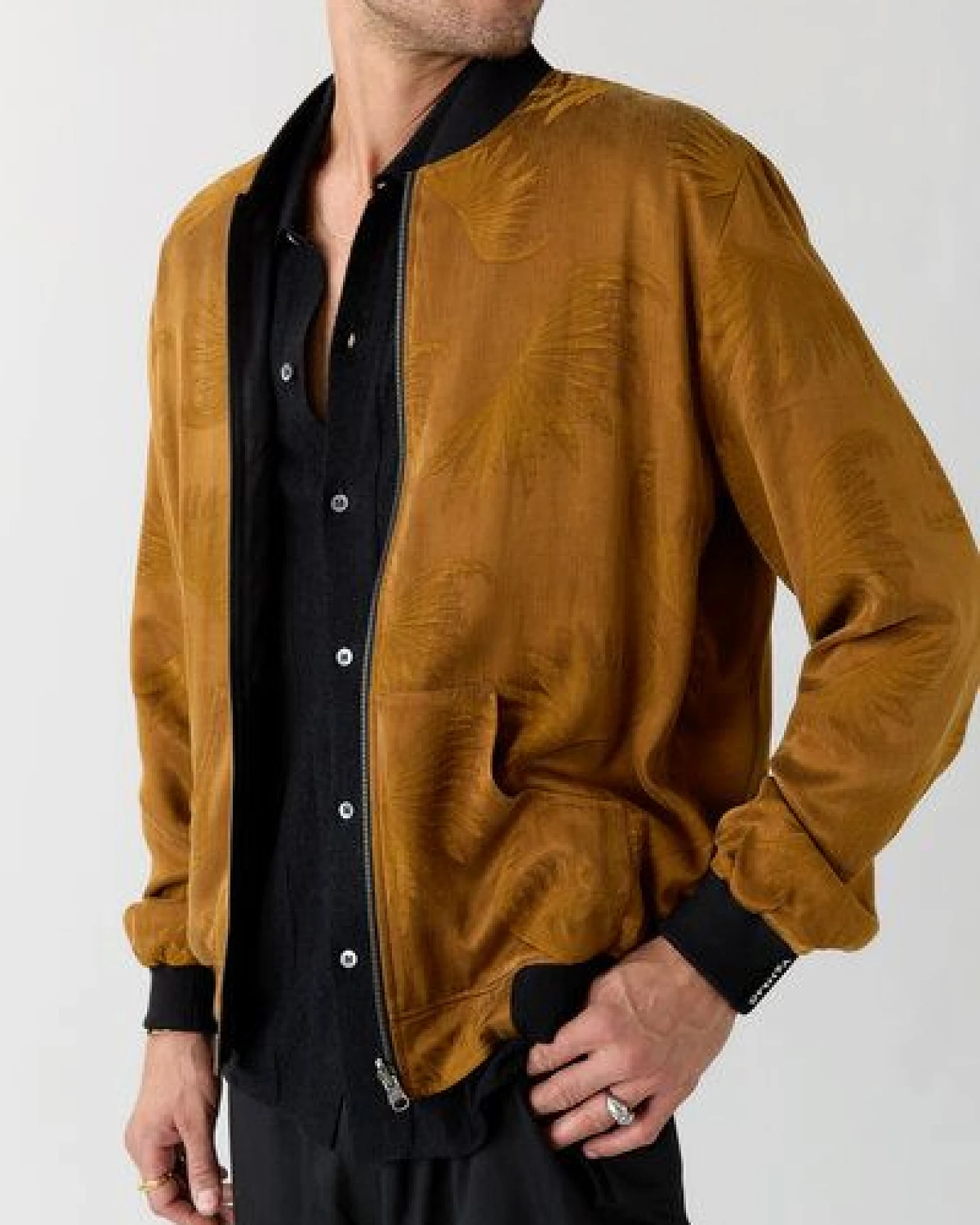 Yahmo Cupro/Tencel Laslo Wendejacke – Ansicht 2