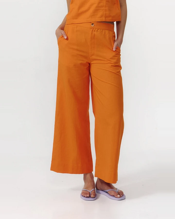SUITE13LAB Damen vegan Hose Ulla Orange