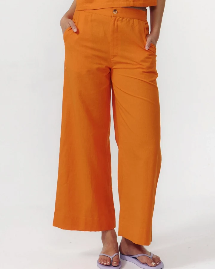 SUITE13LAB Damen vegan Hose Ulla Orange