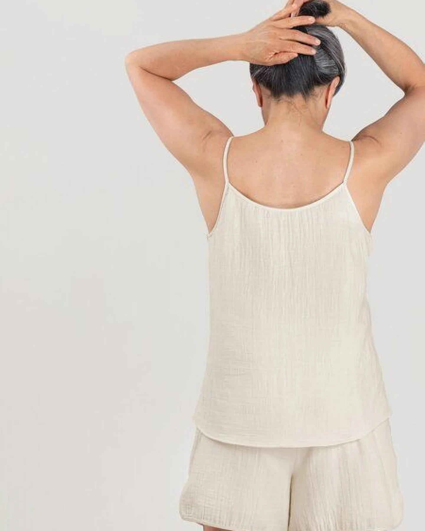 erlich textil Finja Mousseline Top aus Bio-Baumwolle, made in Europe – Ansicht 3