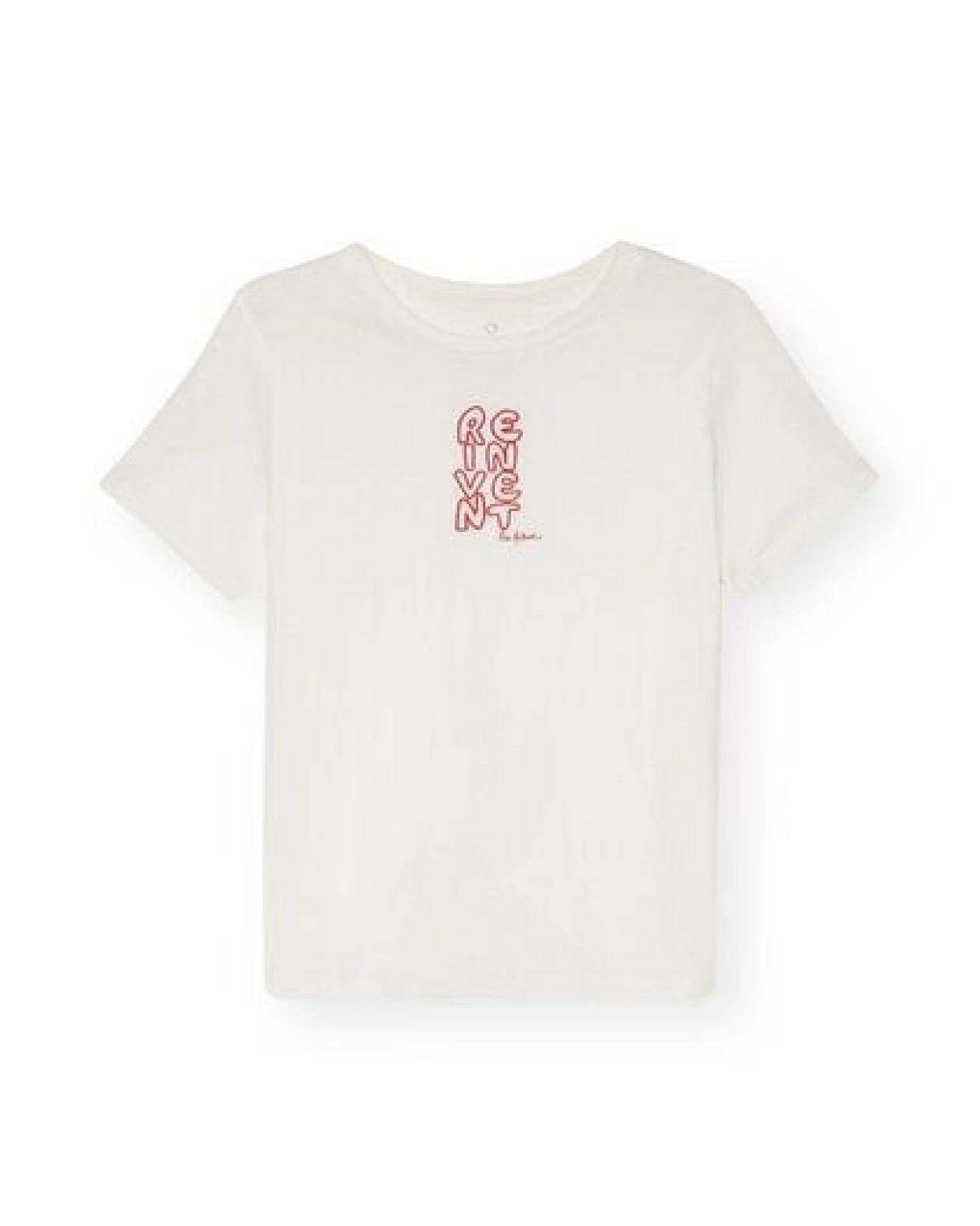 ThokkThokk Damen T-Shirt TT85 REINVENT EMBROIDERY aus Biobaumwolle mit Stickerei – Ansicht 2