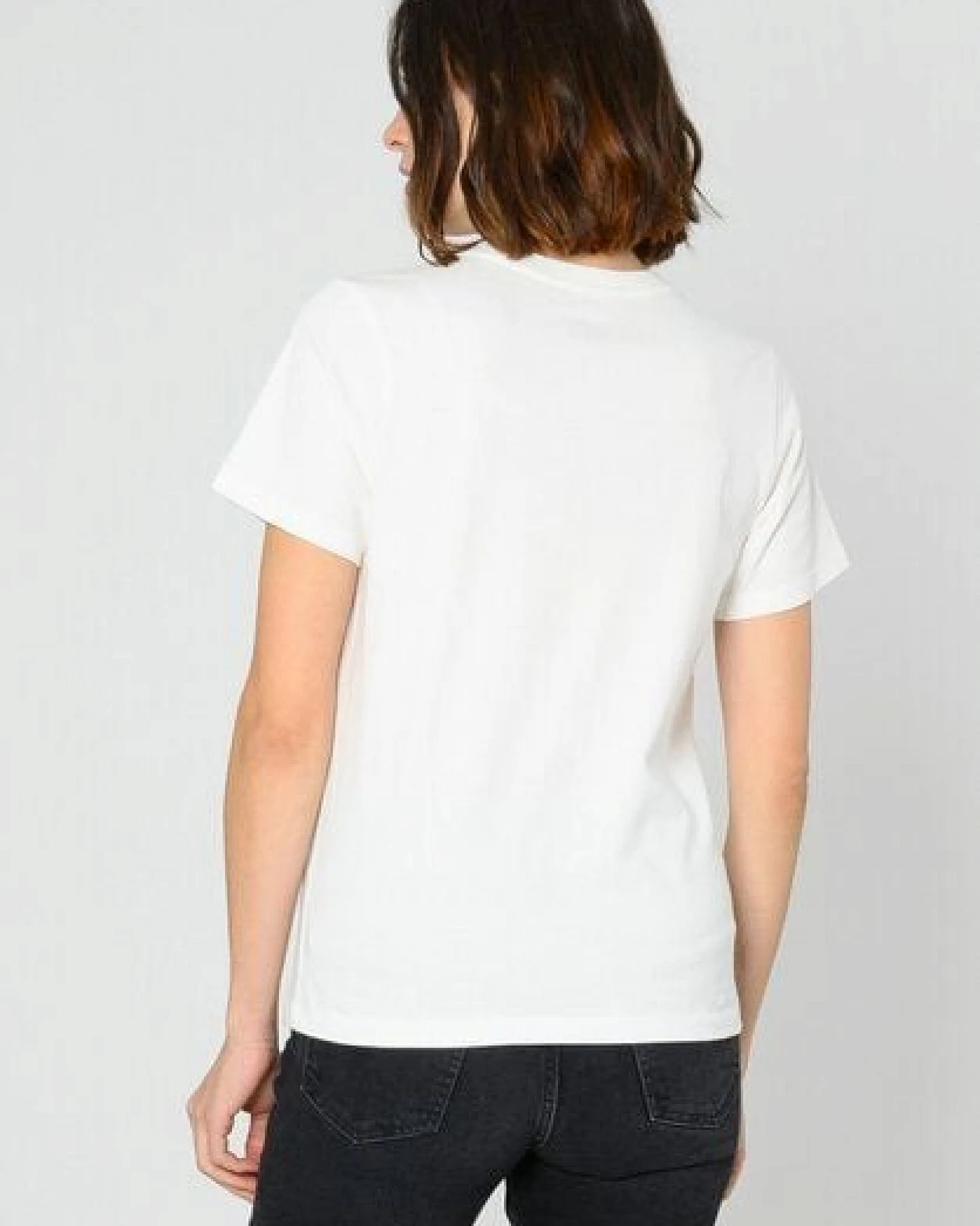 ThokkThokk Damen T-Shirt TT85 REINVENT EMBROIDERY aus Biobaumwolle mit Stickerei – Ansicht 3
