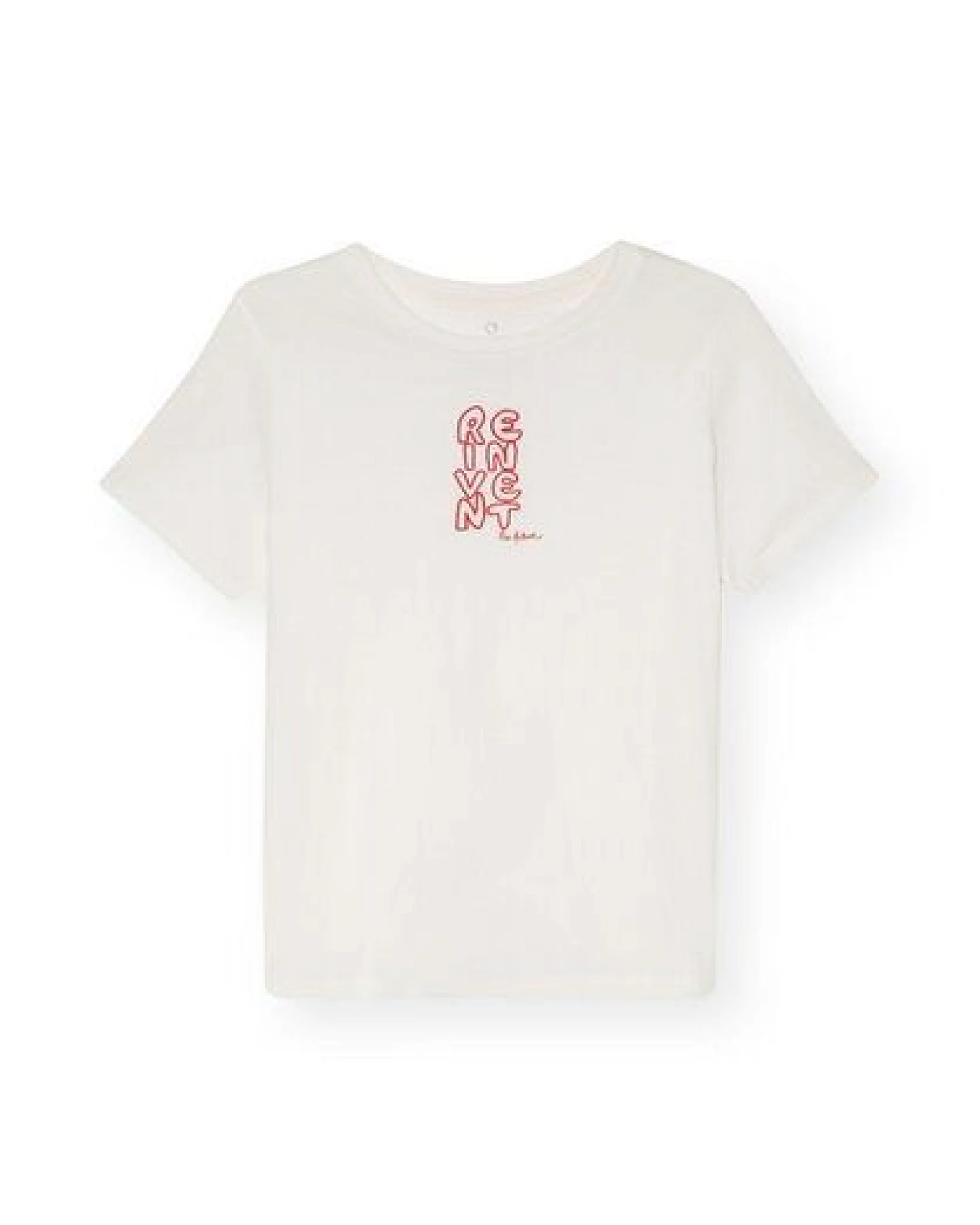 ThokkThokk Damen T-Shirt TT85 REINVENT EMBROIDERY aus Biobaumwolle mit Stickerei – Ansicht 2