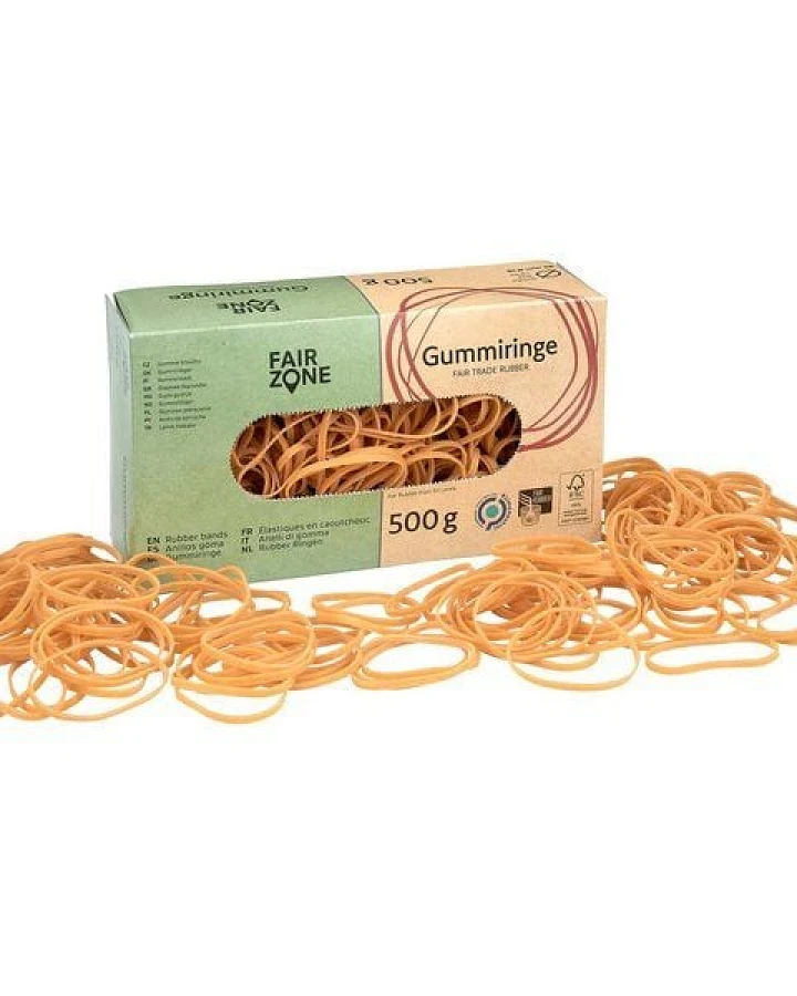 FAIR ZONE Gummiringe aus Naturkautschuk - 70 & 500 Gramm versch. Größen