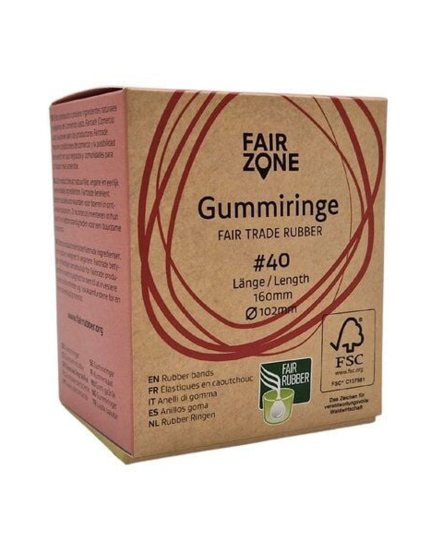 FAIR ZONE Gummiringe aus Naturkautschuk - 70 & 500 Gramm versch. Größen – Ansicht 2
