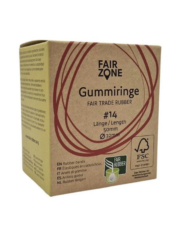 FAIR ZONE Gummiringe aus Naturkautschuk - 70 & 500 Gramm in versch. Größen