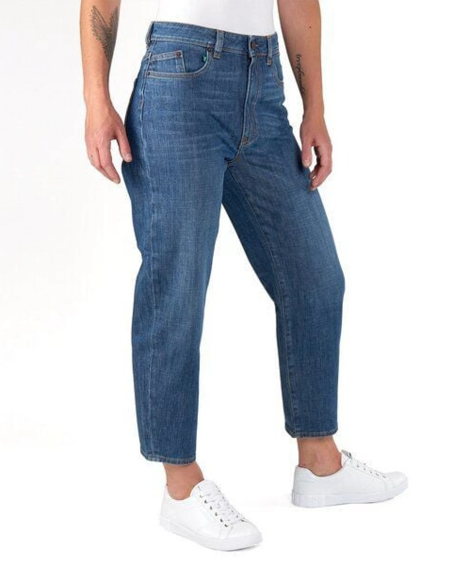 fairjeans Damen-Jeans MOMS mit hohem, anliegendem Bund, aus Bio-Cotton – Ansicht 2