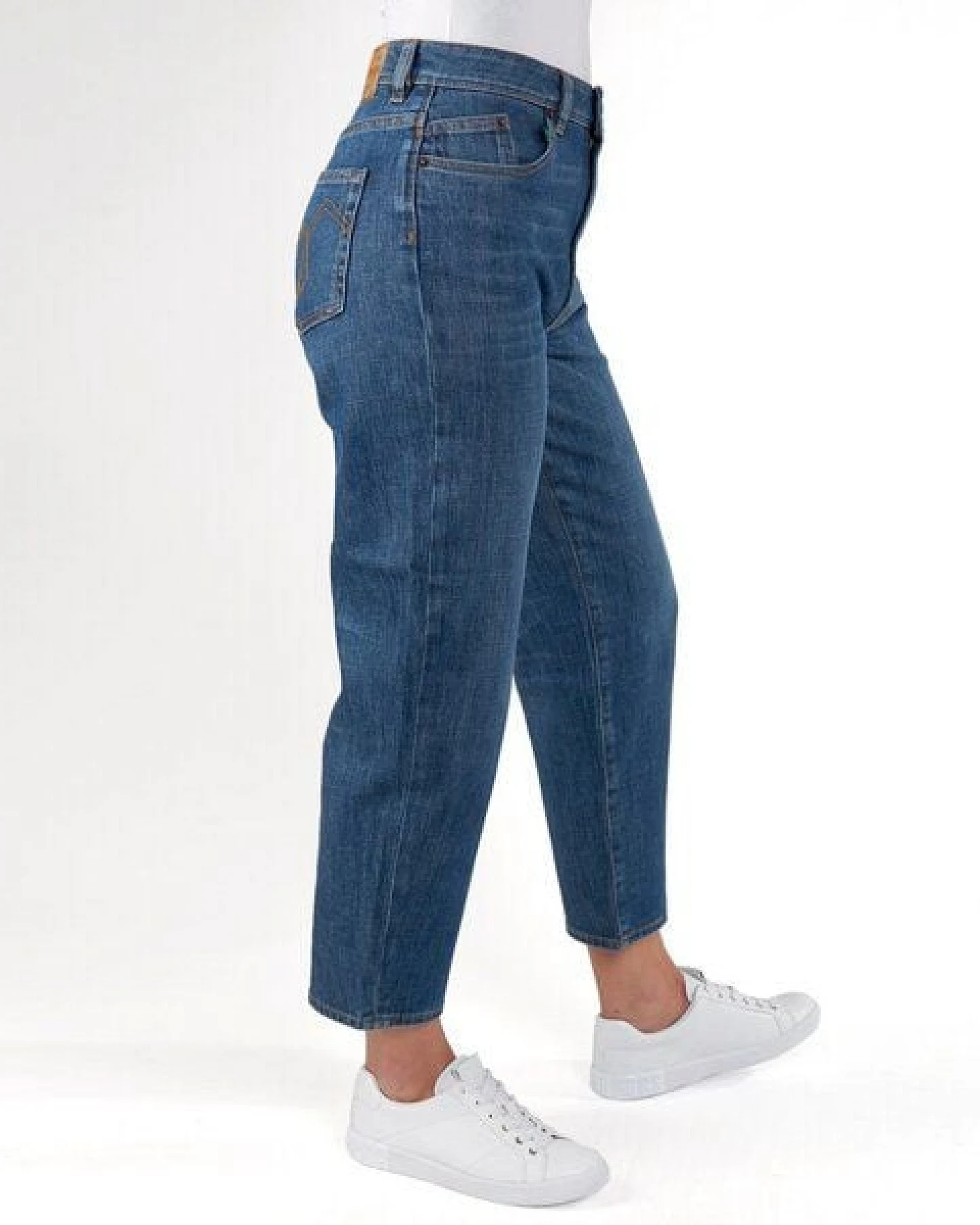 fairjeans Damen-Jeans MOMS mit hohem, anliegendem Bund, aus Bio-Cotton – Ansicht 3