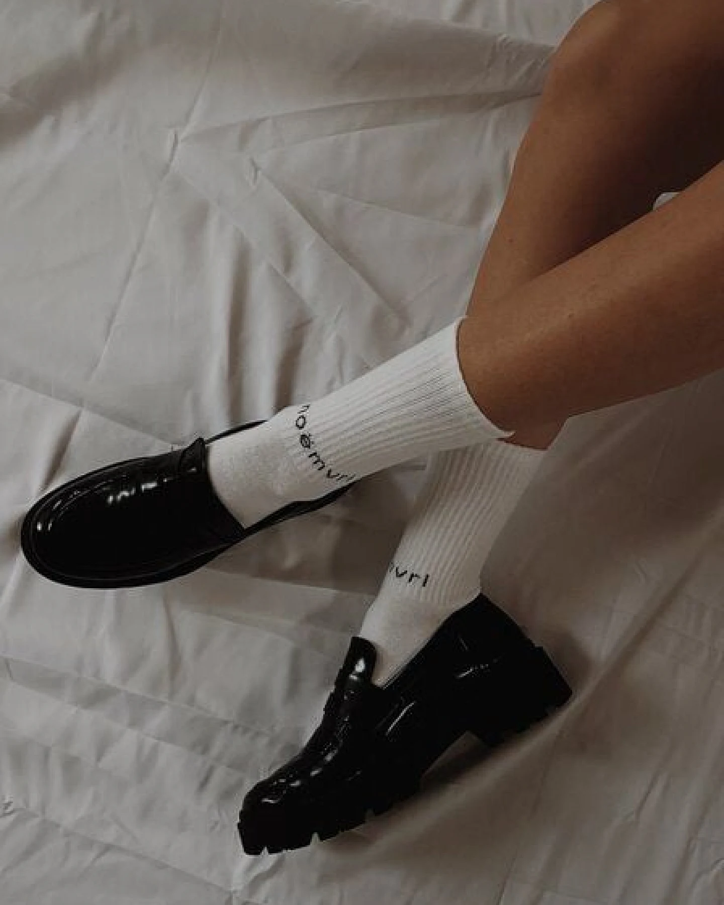 noemvri fashion label 2er Pack Logo Tennissocken – Ansicht 3