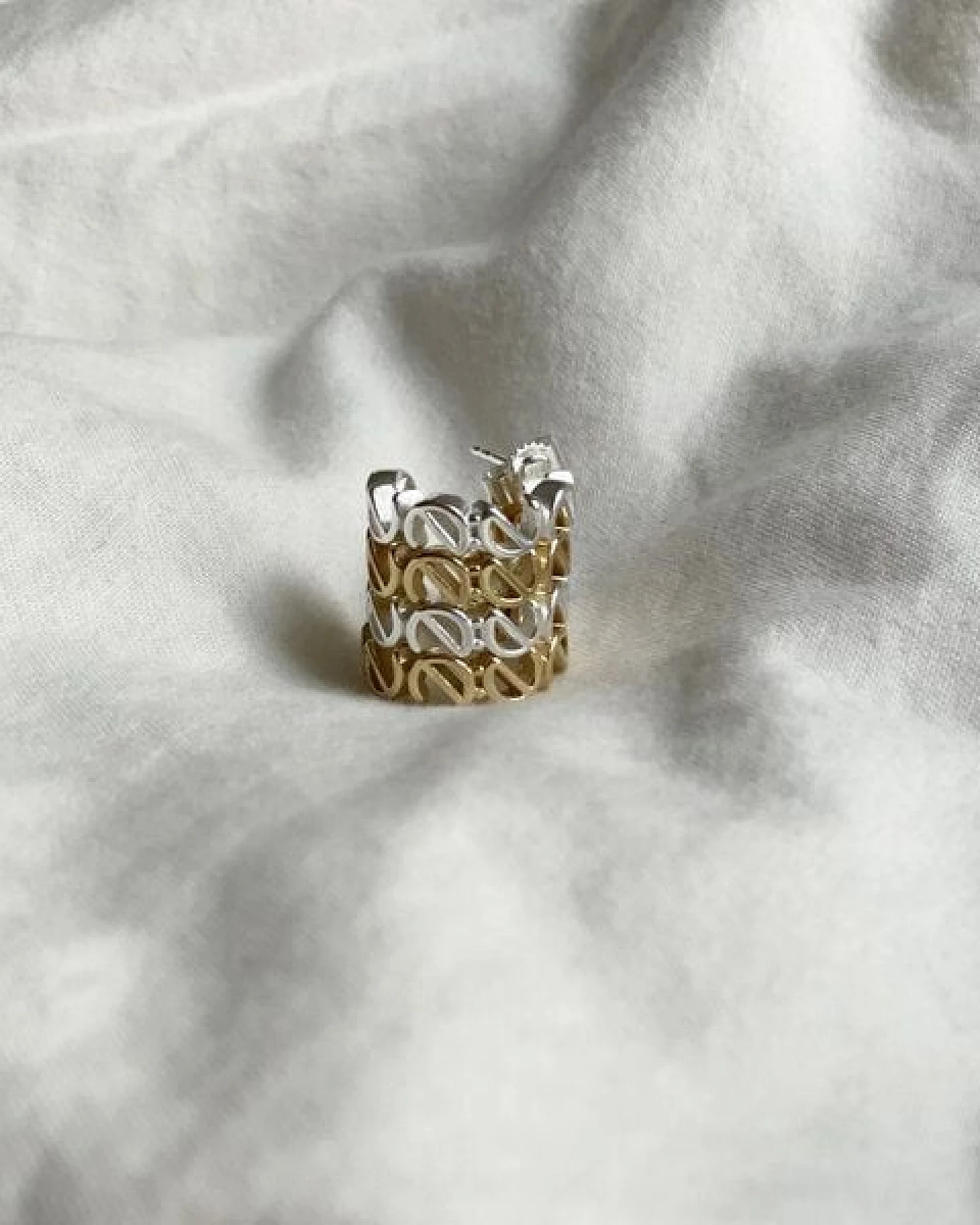 noemvri fashion label Logo Ear Hoops small – Ansicht 4