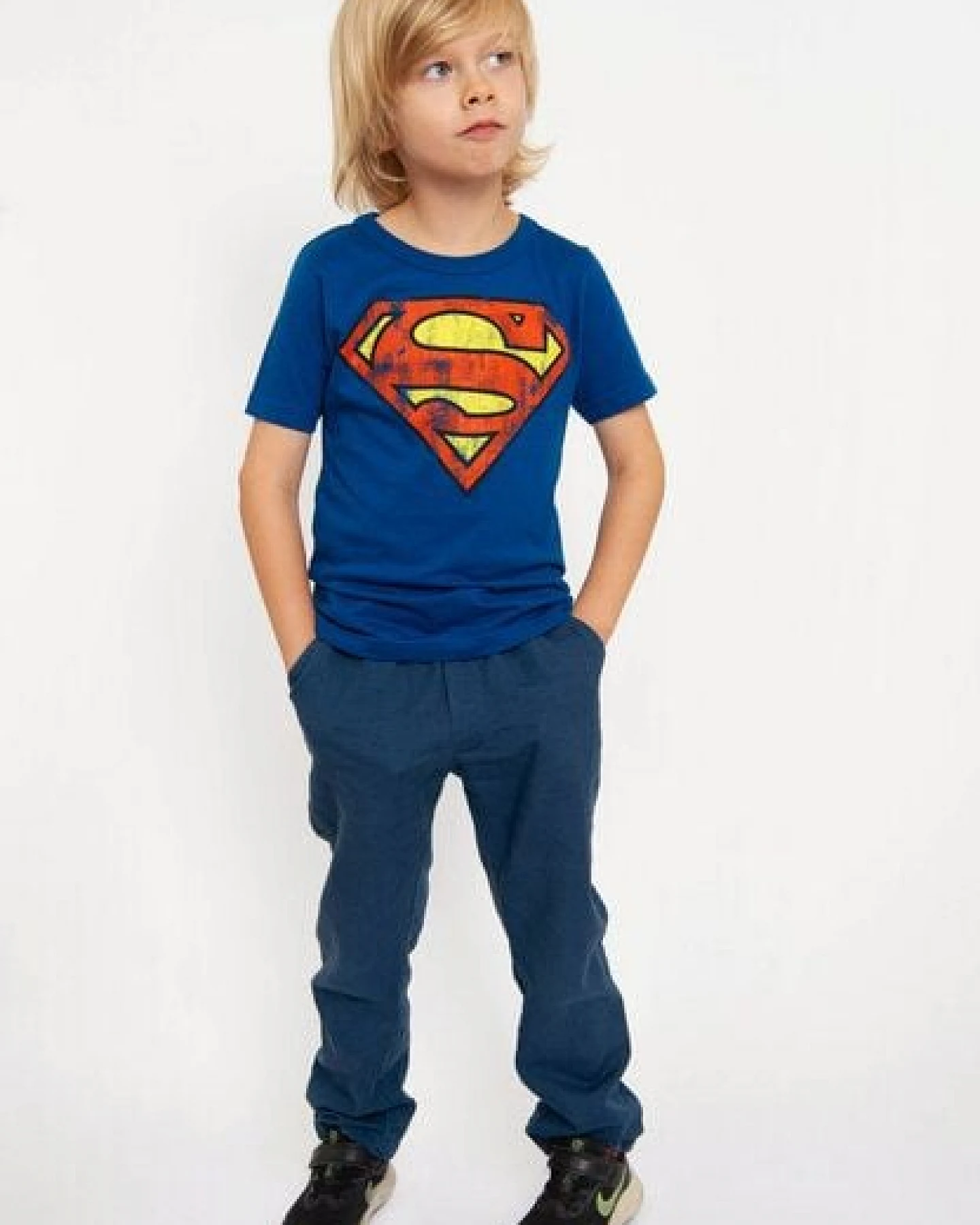 LOGOSH!RT LOGOSHIRT - DC Comics - Superman - Logo - Bio - T-Shirt Print - Kinder – Ansicht 3