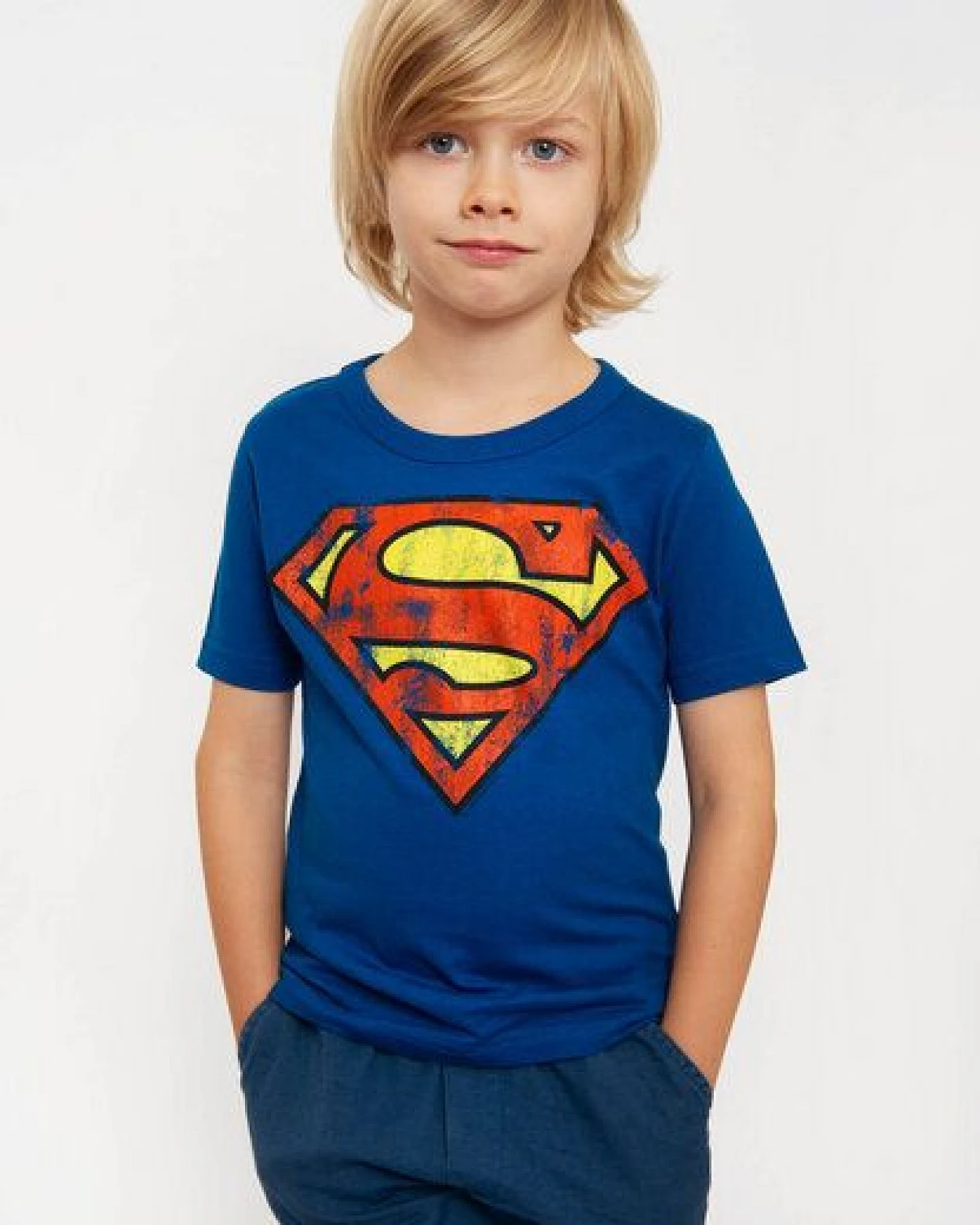 LOGOSH!RT LOGOSHIRT - DC Comics - Superman - Logo - Bio - T-Shirt Print - Kinder – Ansicht 4