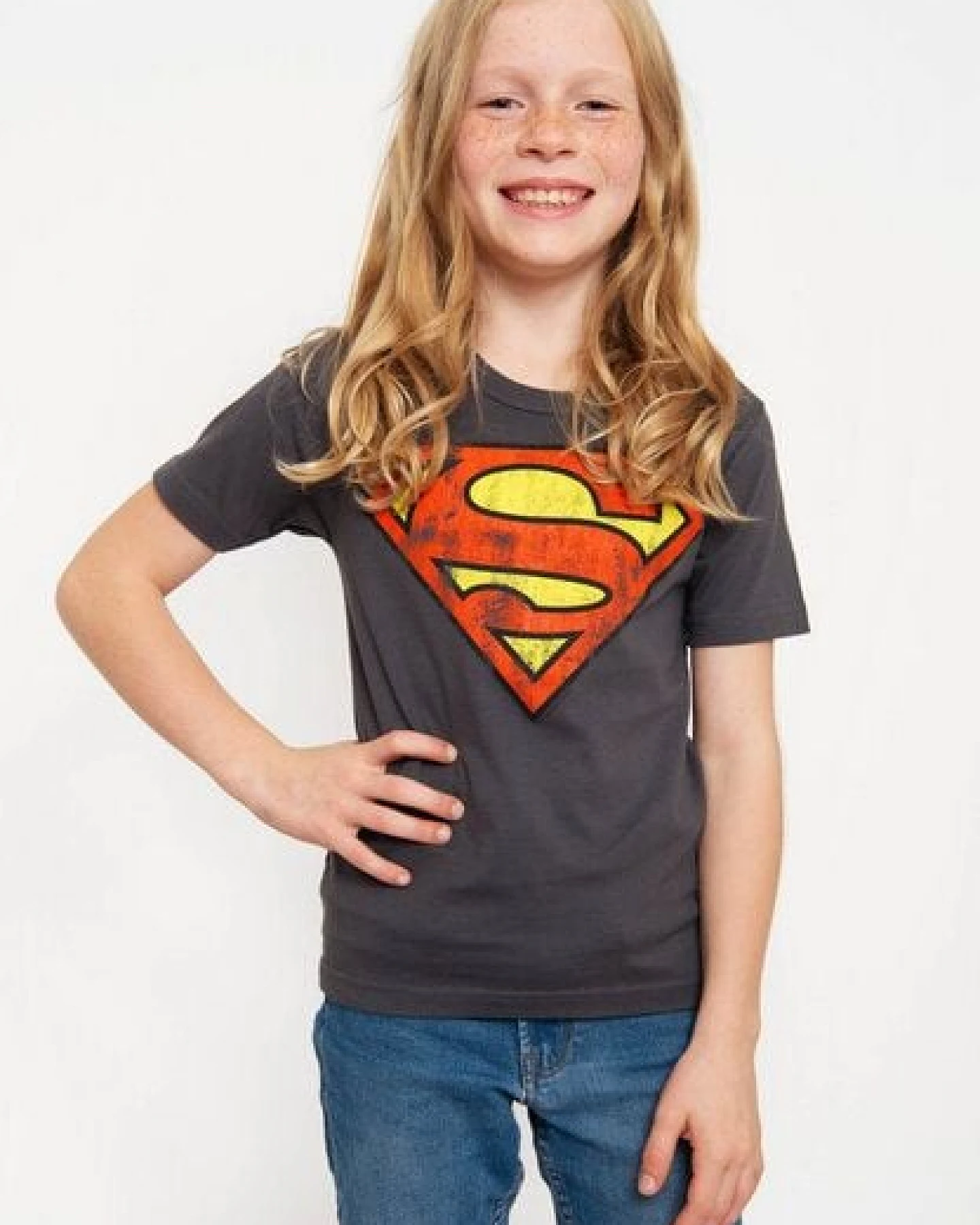 LOGOSH!RT LOGOSHIRT - DC Comics - Superman - Logo - Bio - T-Shirt Print - Kinder – Ansicht 4