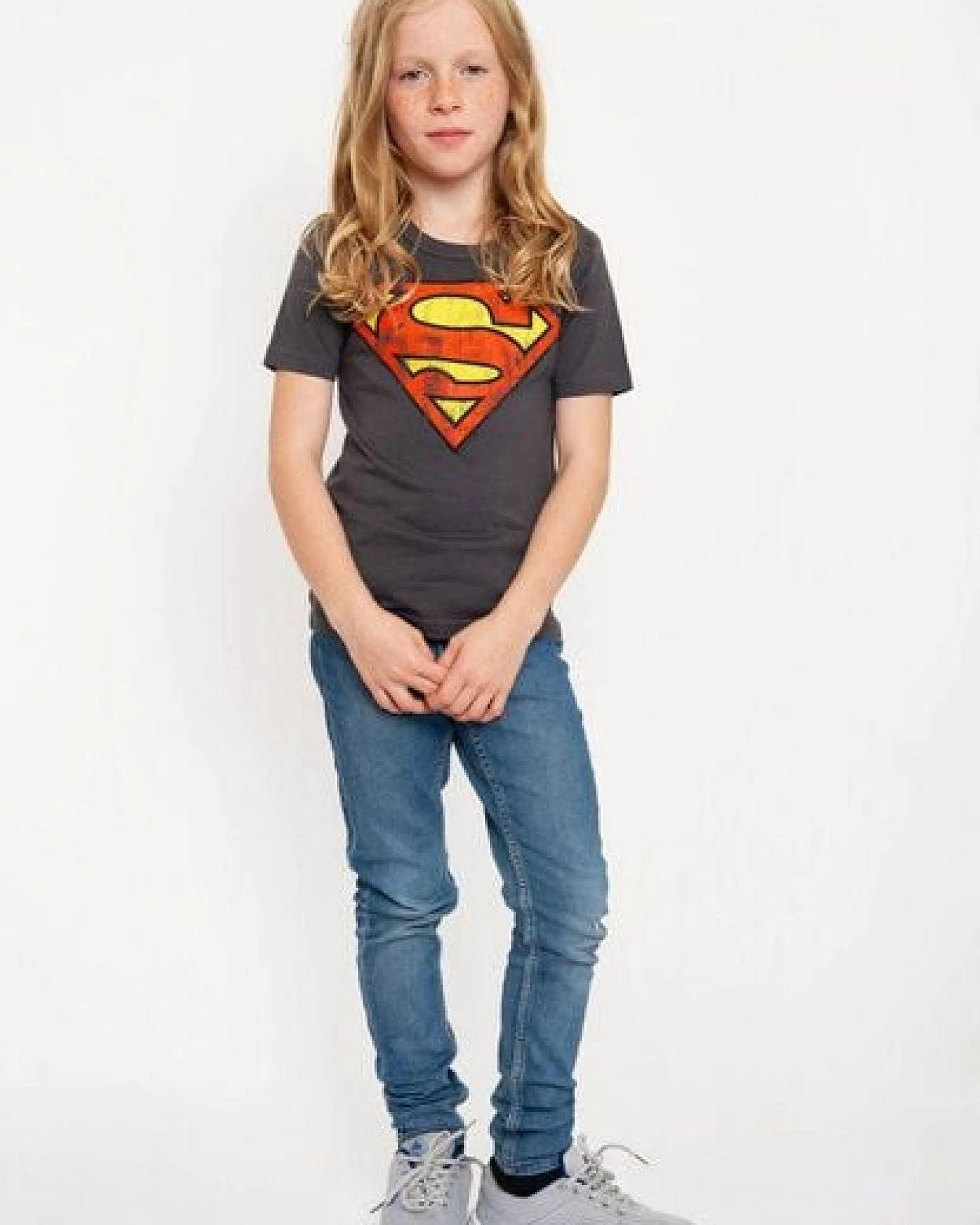 LOGOSH!RT LOGOSHIRT - DC Comics - Superman - Logo - Bio - T-Shirt Print - Kinder – Ansicht 3