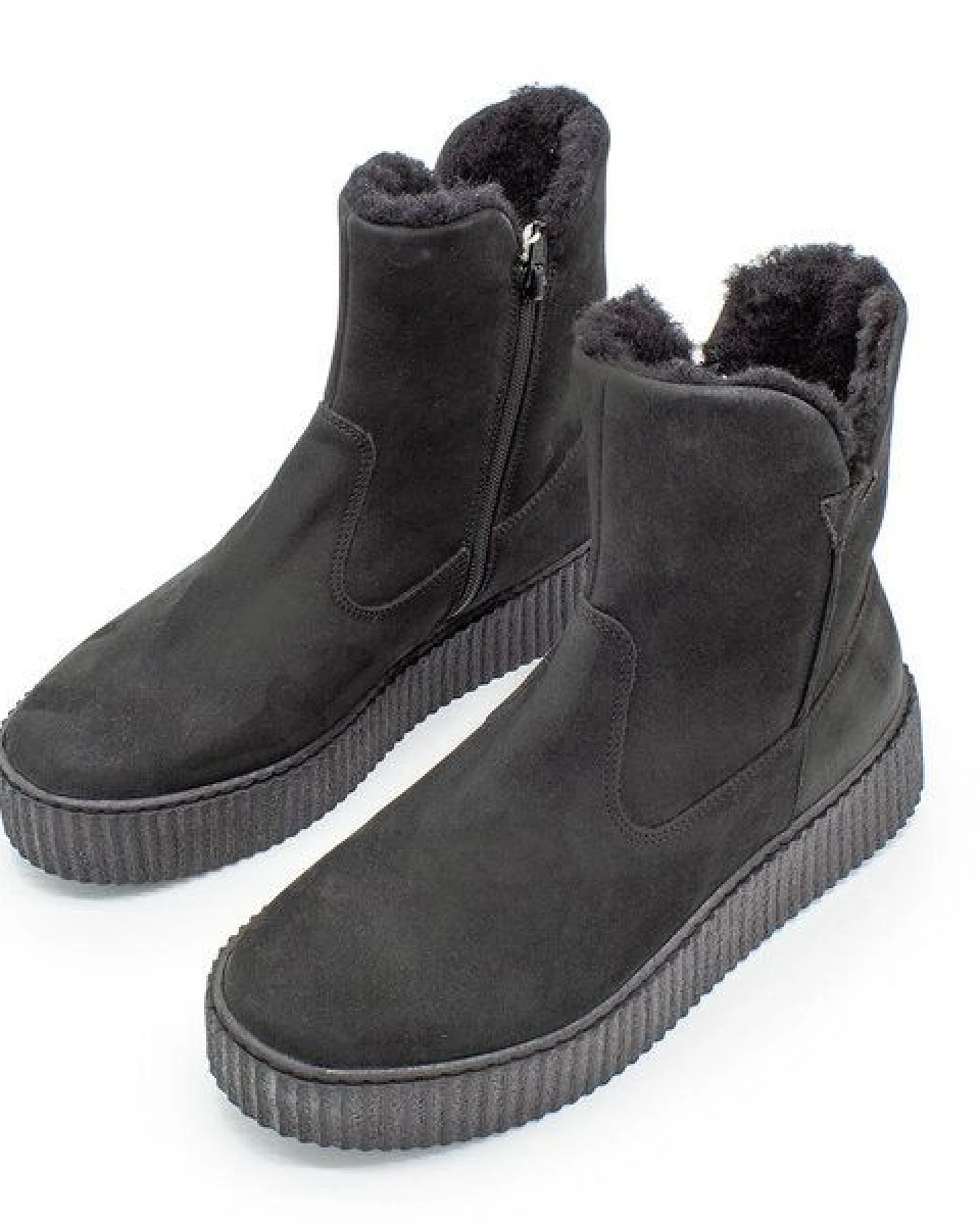 Werner 1911 Stiefelette - Bootie mit Warmfutter Polarfuchs – Ansicht 2