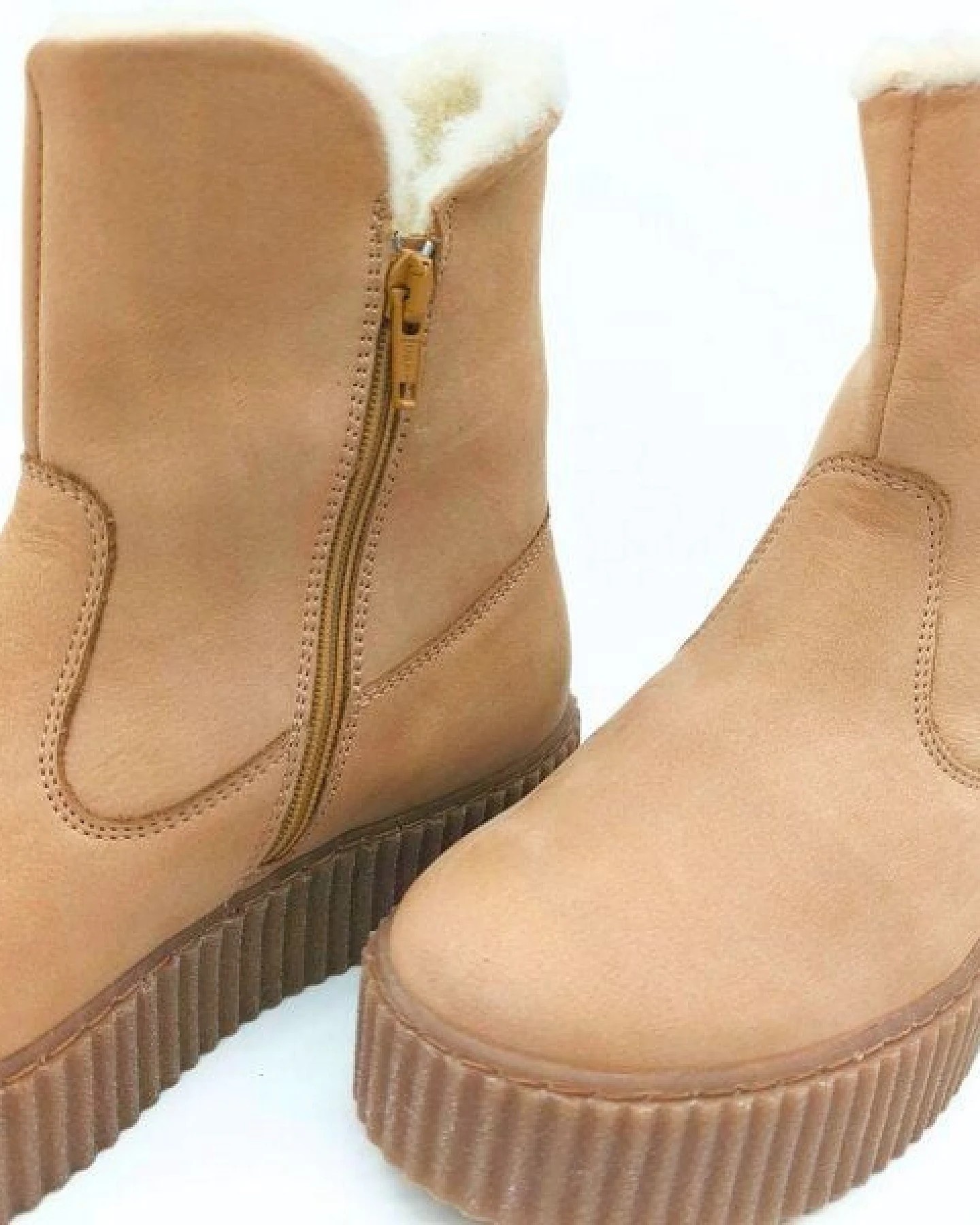 Werner 1911 Stiefelette - Bootie mit Warmfutter Polarfuchs – Ansicht 3