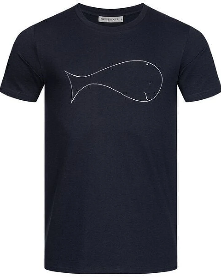 NATIVE SOULS T-Shirt Herren - Whale