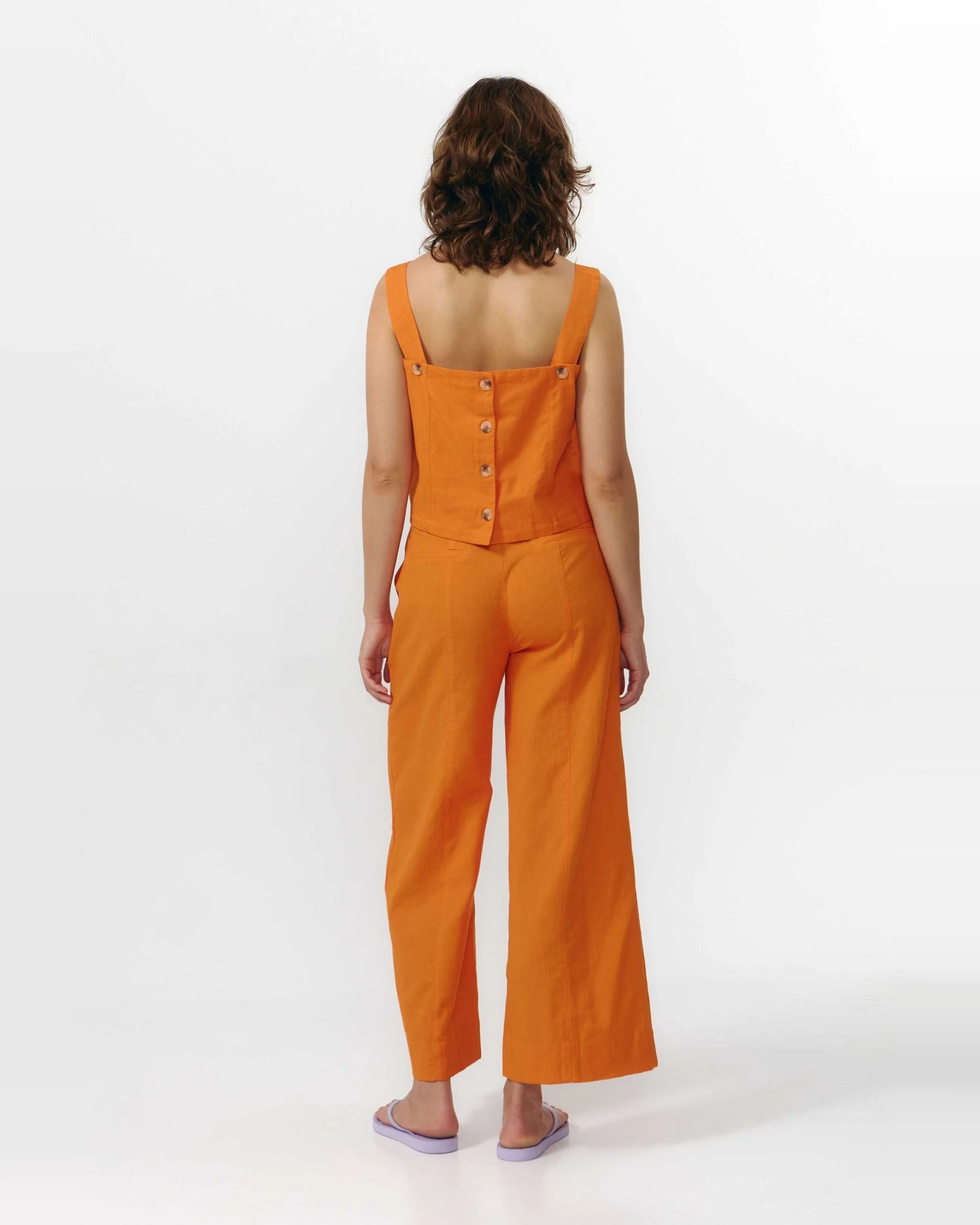 SUITE13LAB Damen vegan Top Odiel Orange – Ansicht 2