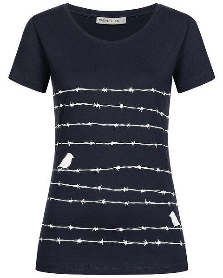 NATIVE SOULS T-Shirt Damen - Barbwire