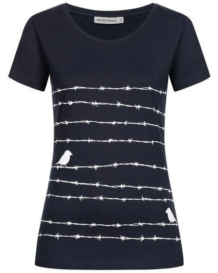 NATIVE SOULS T-Shirt Damen - Barbwire