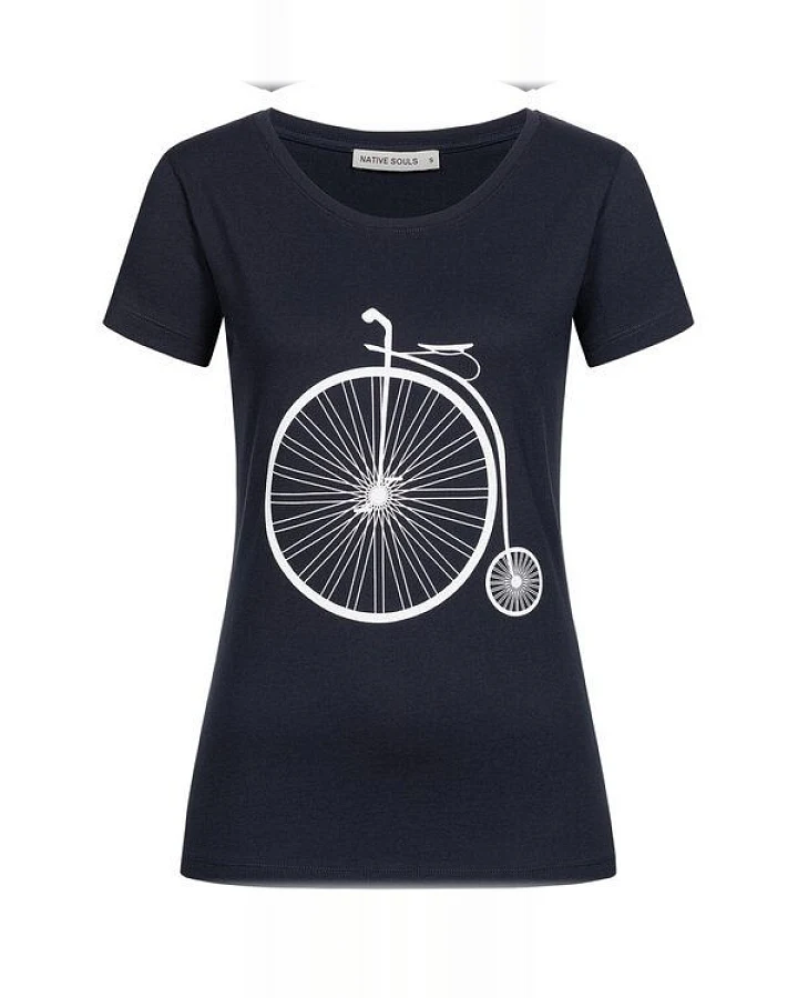 NATIVE SOULS T-Shirt Damen - Retro Bike