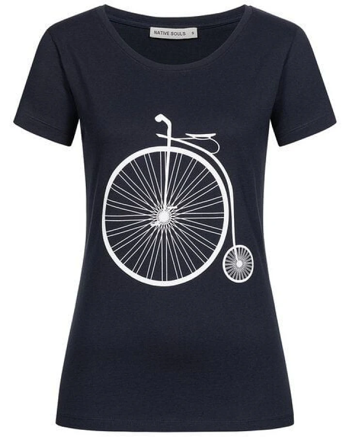 NATIVE SOULS T-Shirt Damen - Retro Bike