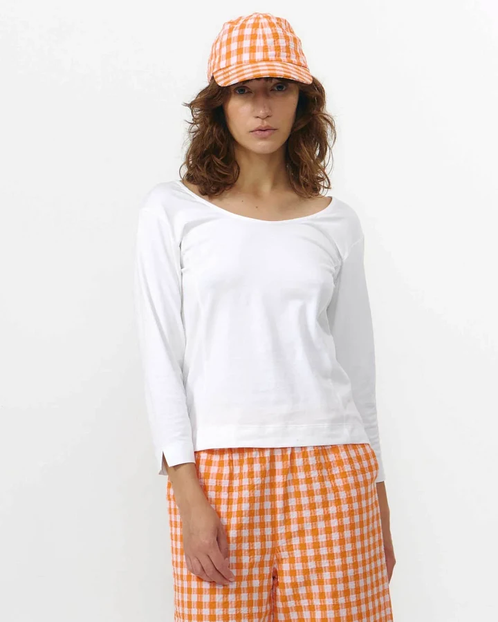 SUITE13LAB Damen vegan Top Bonao Weiß