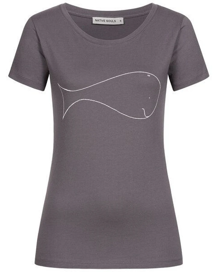 NATIVE SOULS T-Shirt Damen - Whale