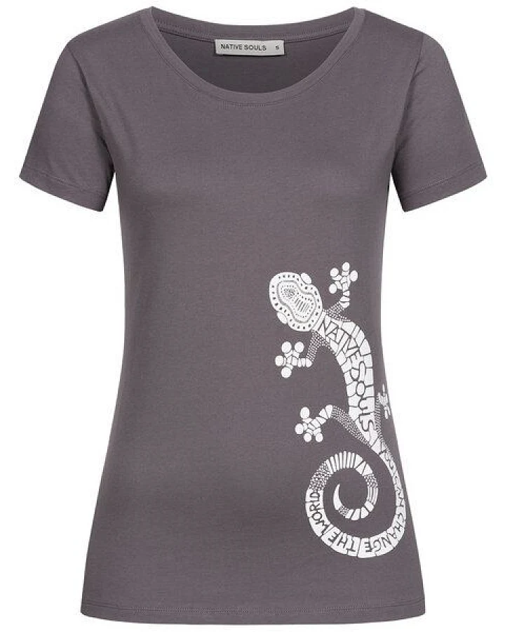 NATIVE SOULS T-Shirt Damen - Gecko